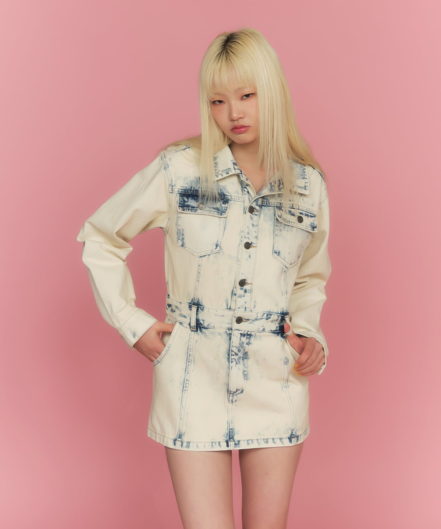 MODEL:174cm/COLOR:BLUE/SIZE:F