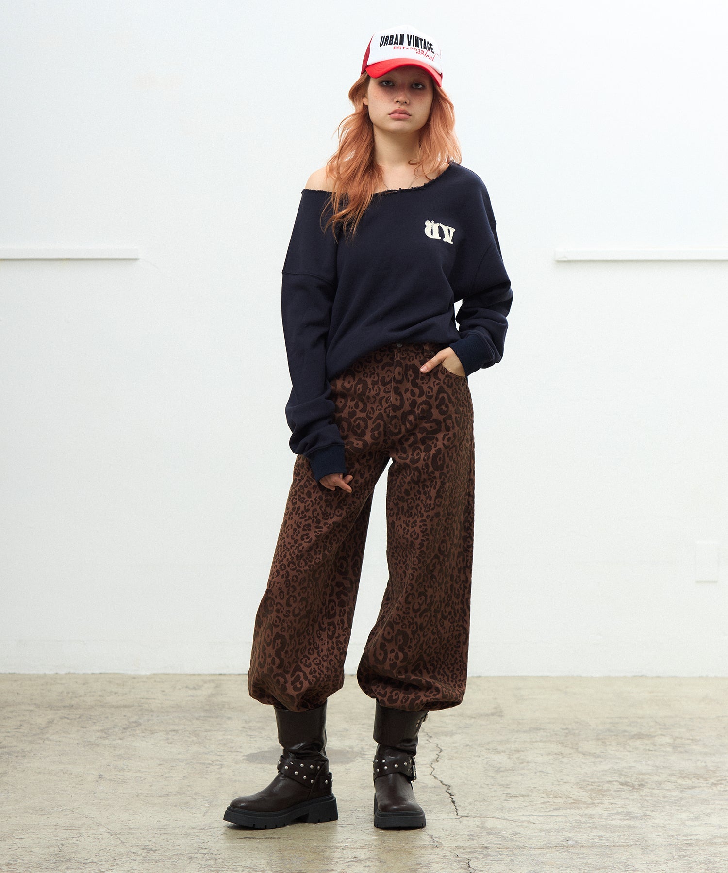 MODEL:170cm/COLOR:NAVY/SIZE:F