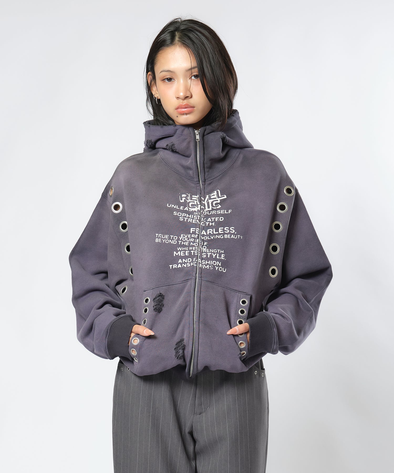 MODEL:170cm/COLOR:NAVY/SIZE:F