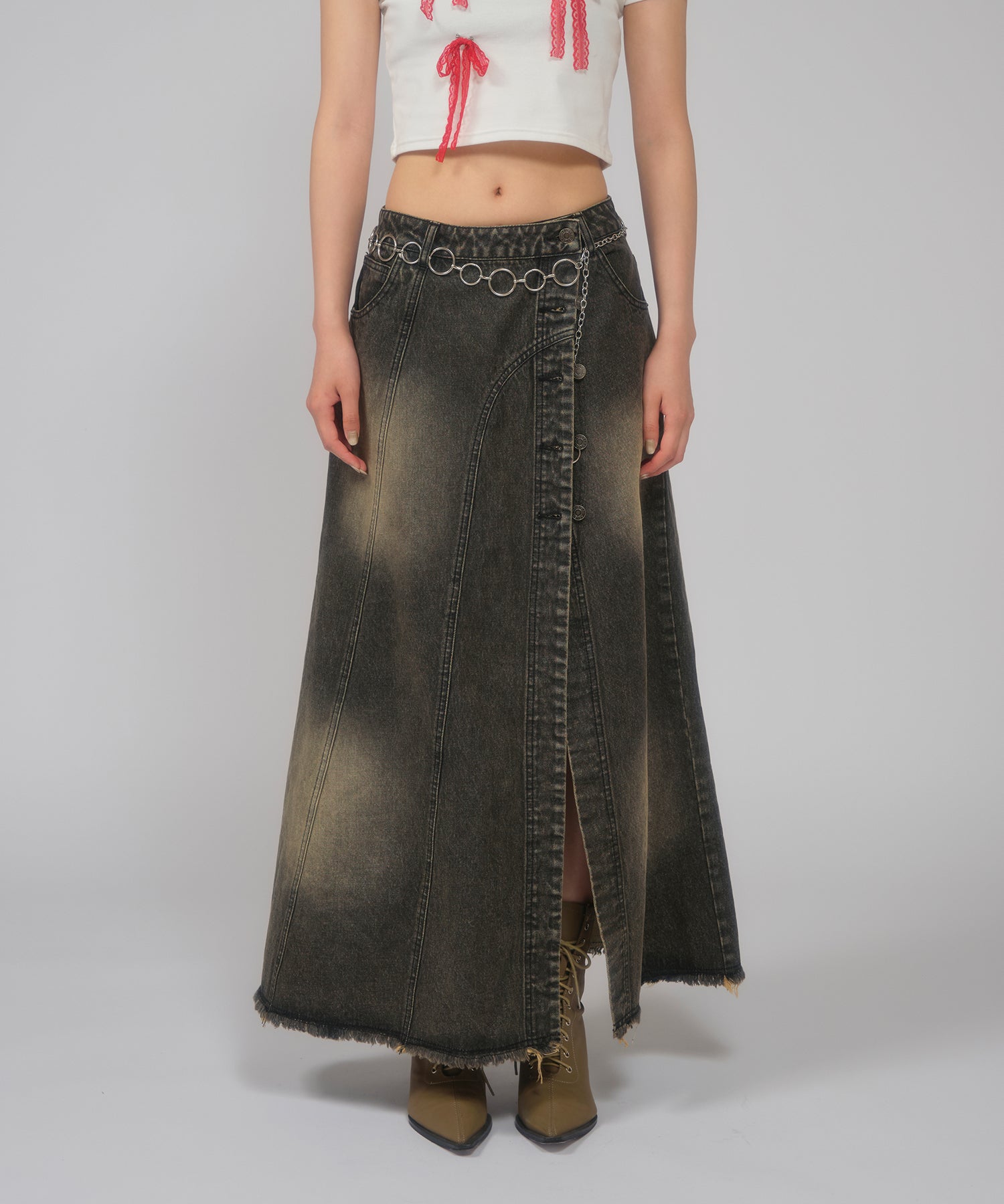 MODEL:168cm/COLOR:BLACK/SIZE:M