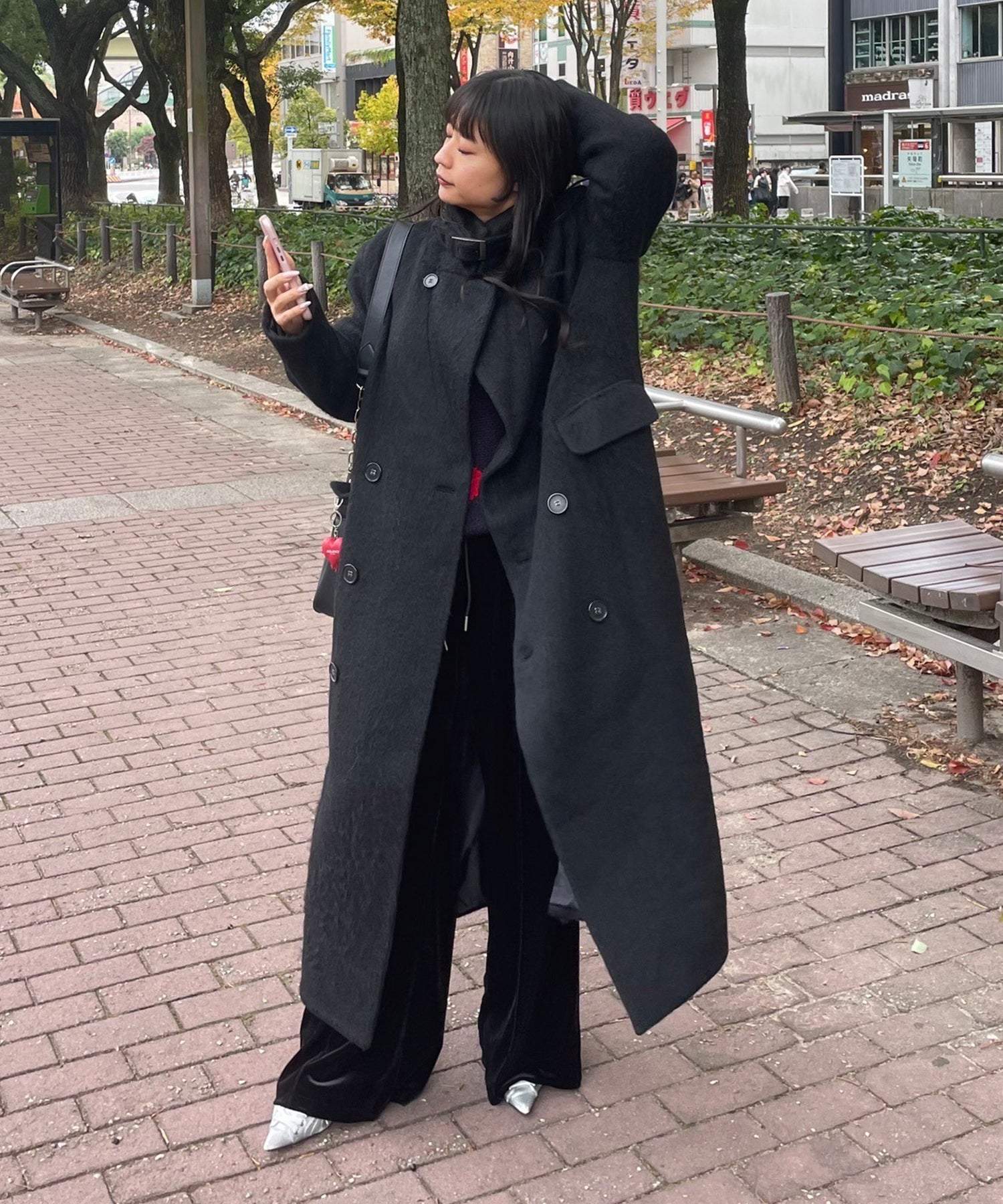 STAFF:155cm/COLOR:BLACK/SIZE:F