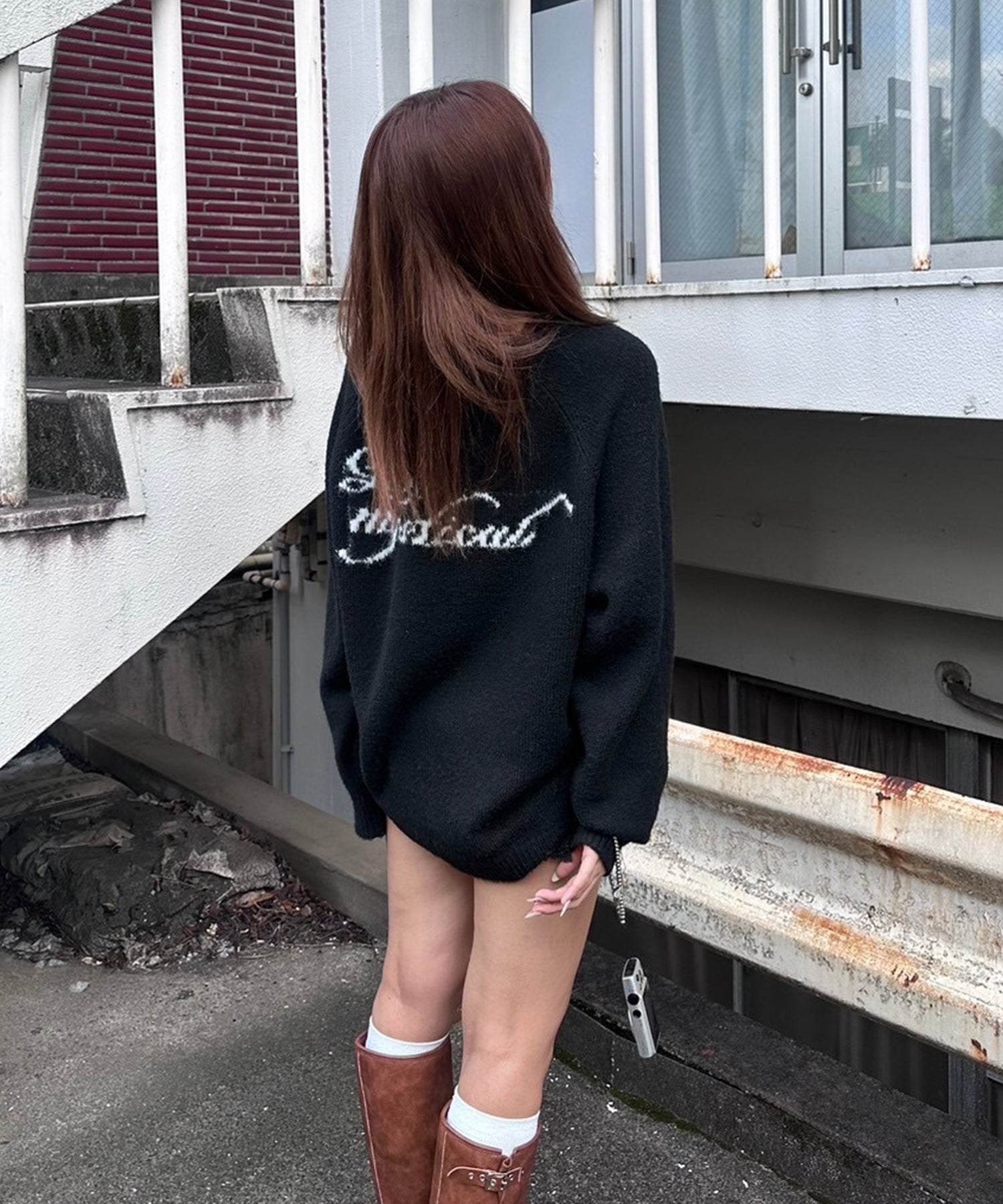 STAFF:164cm/COLOR:BLACK/SIZE:F