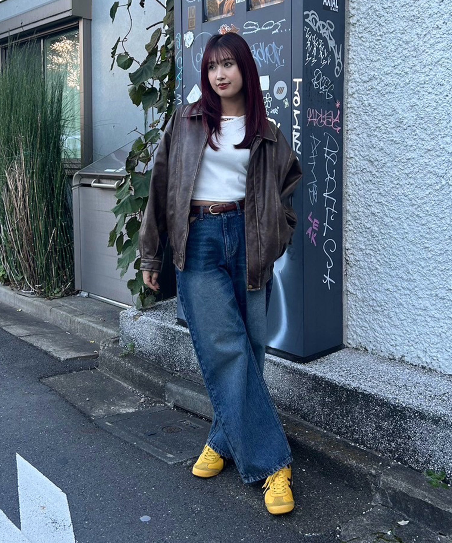 STAFF:163cm/COLOR:BROWN/SIZE:F