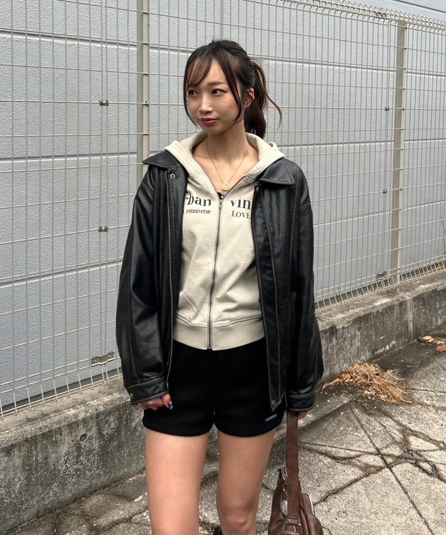 ヴィンテージレザーブルゾン