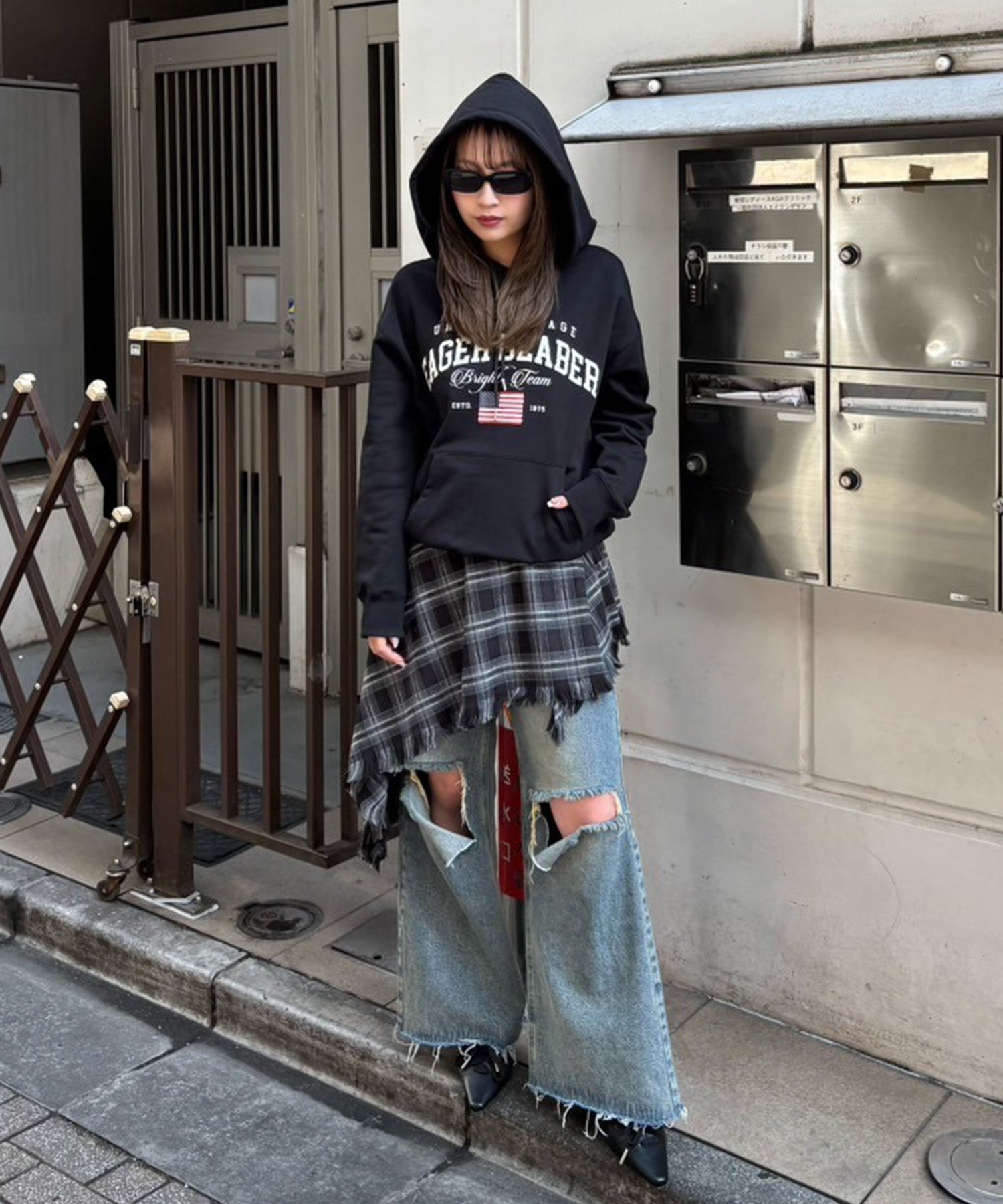 STAFF:161cm/COLOR:BLACK/SIZE:F