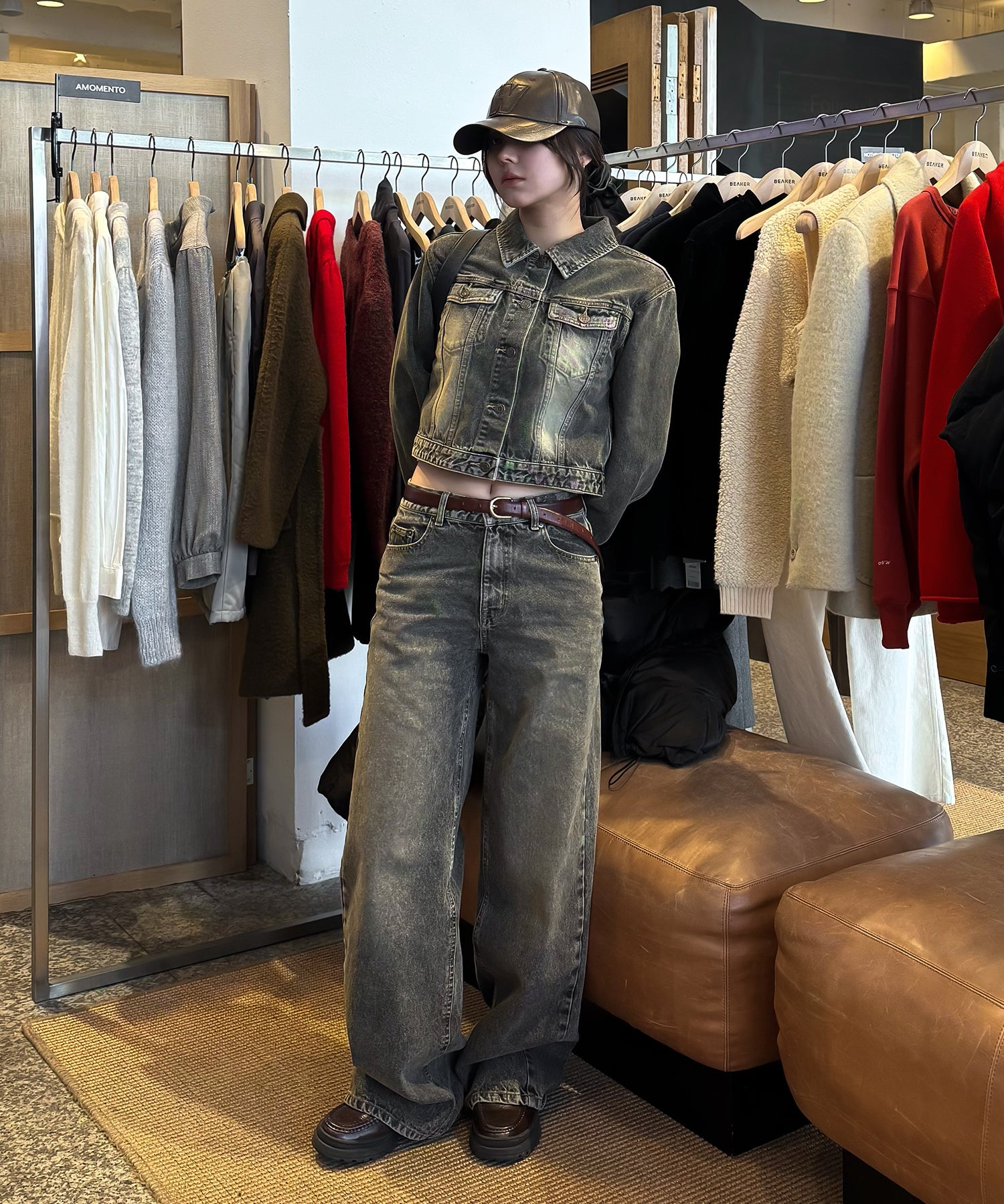 DIRECTOR:161cm/COLOR:BLACK/SIZE:M