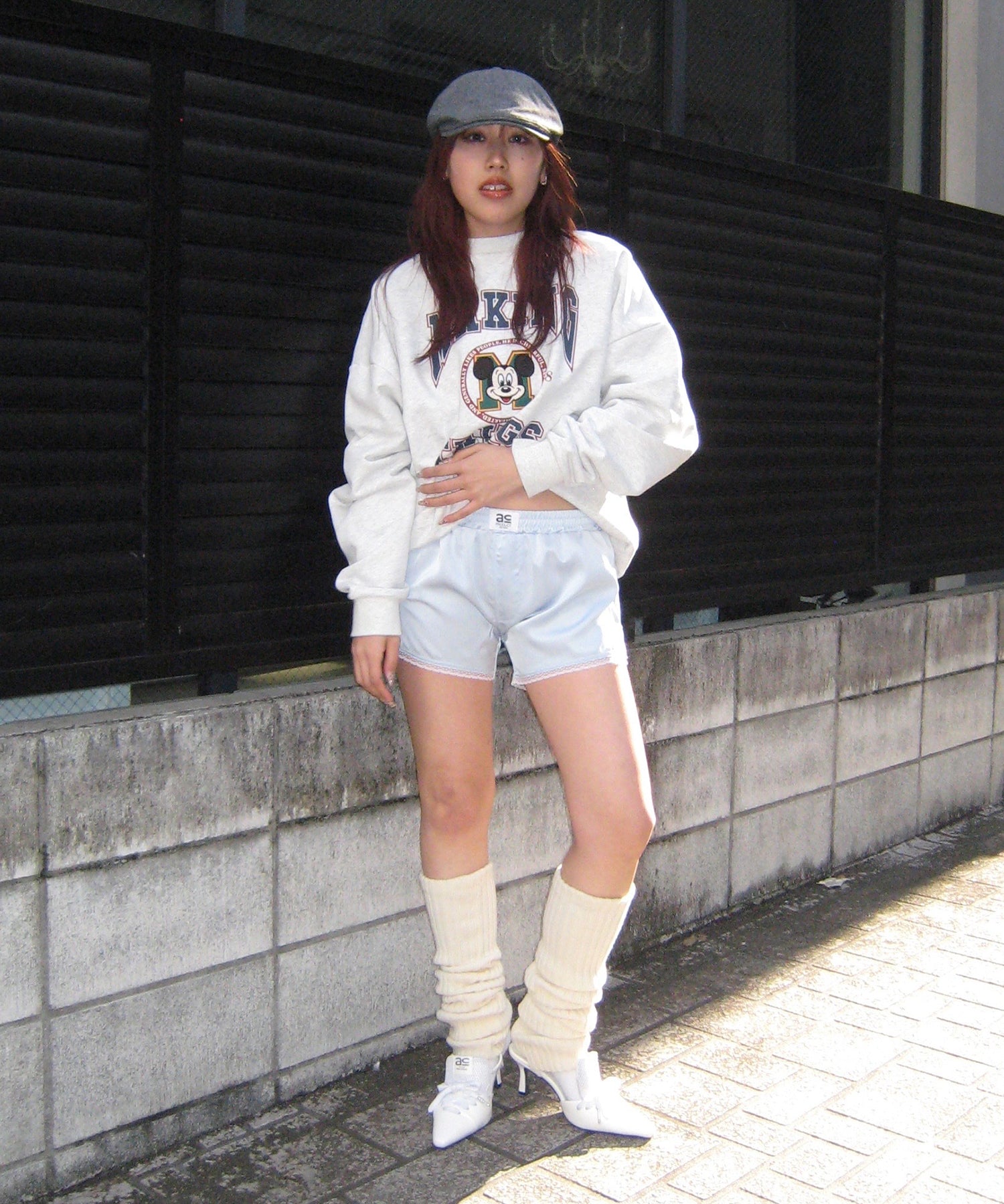 STAFF:158cm/COLOR:WHITE/SIZE:F