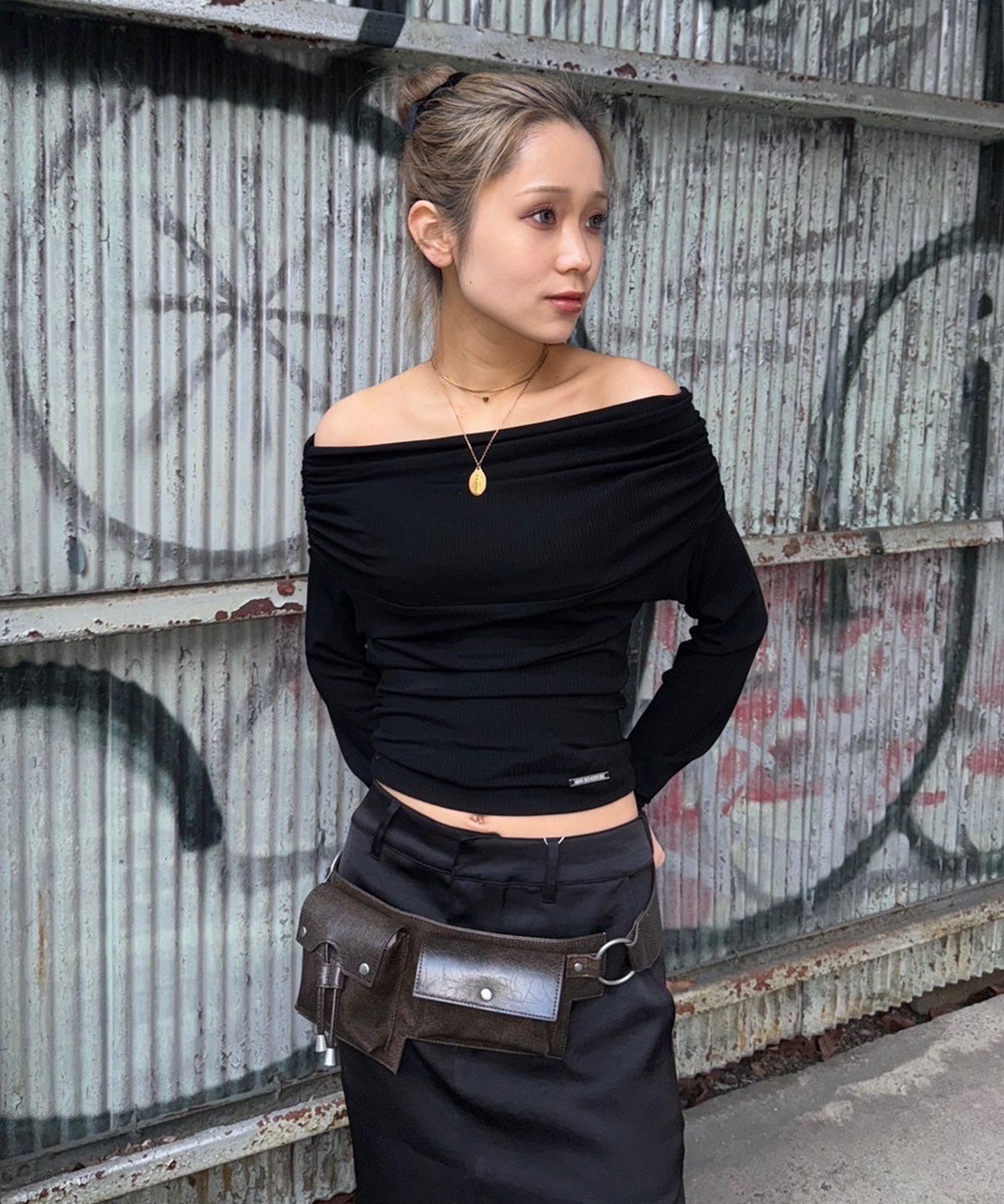 STAFF:155cm/COLOR:BLACK/SIZE:F