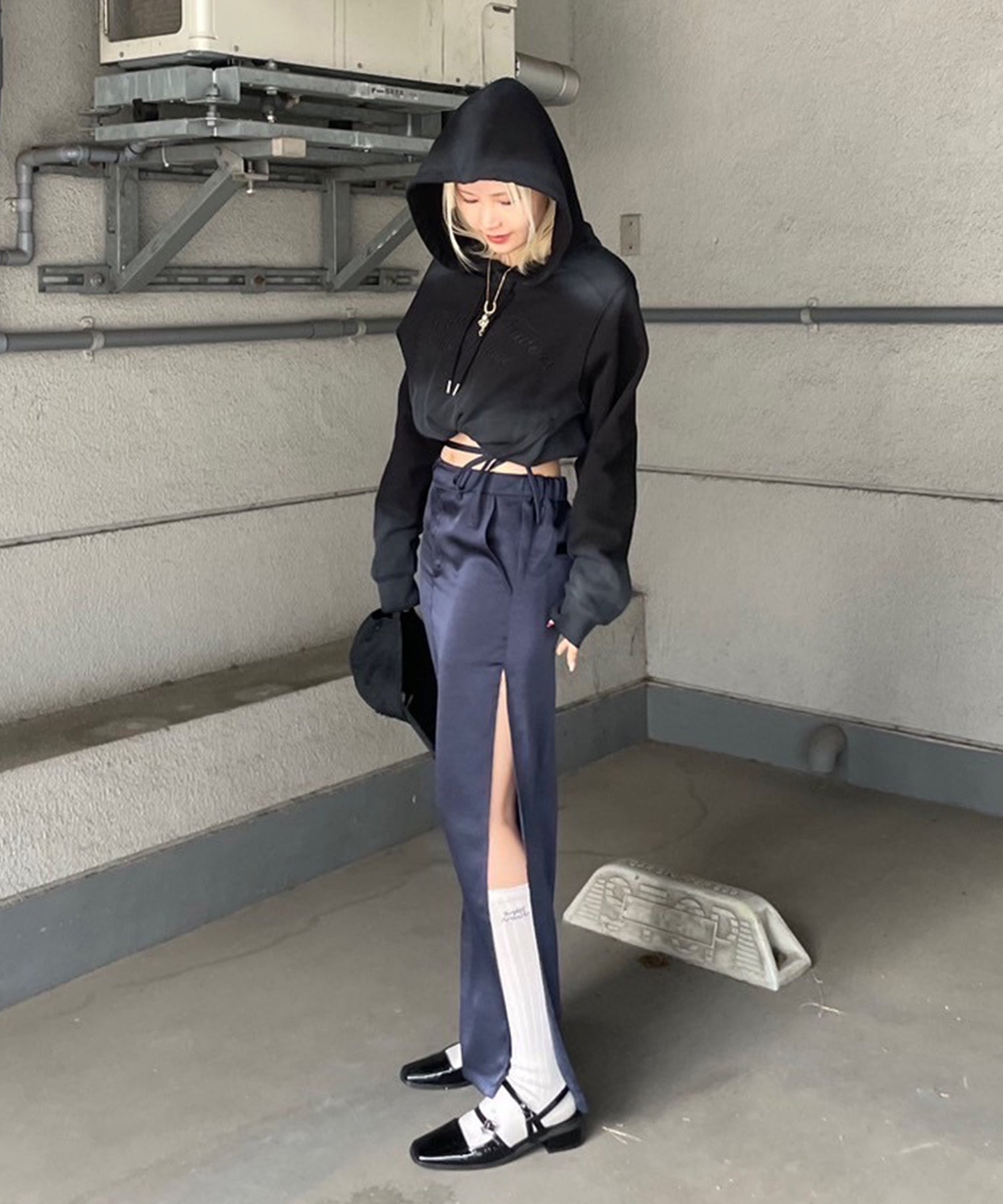 STAFF:162cm/COLOR:BLACK/SIZE:F