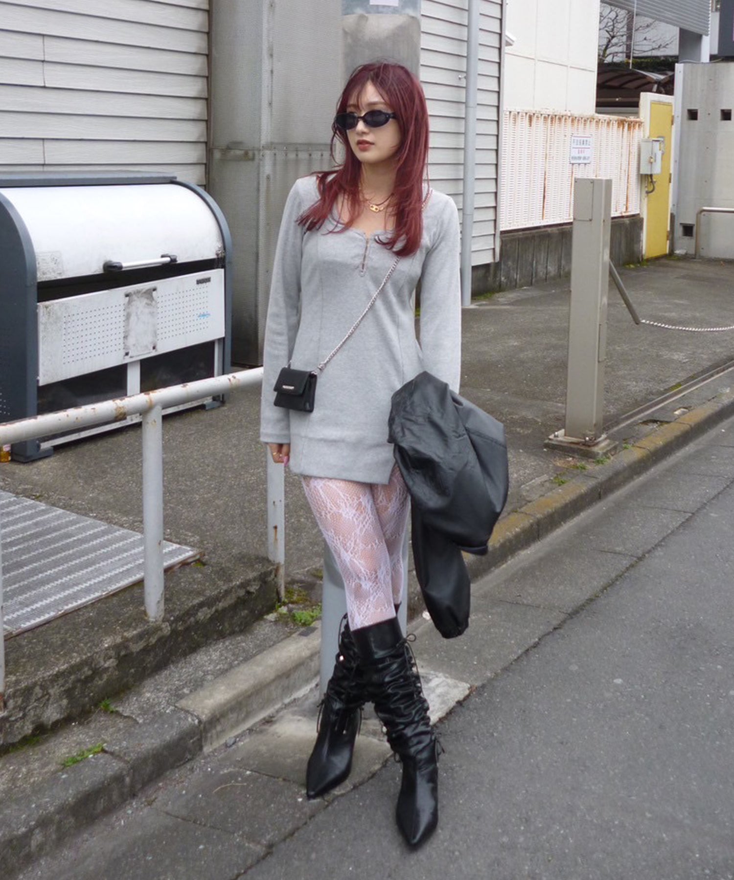STAFF:163cm/COLOR:GRAY/SIZE:F