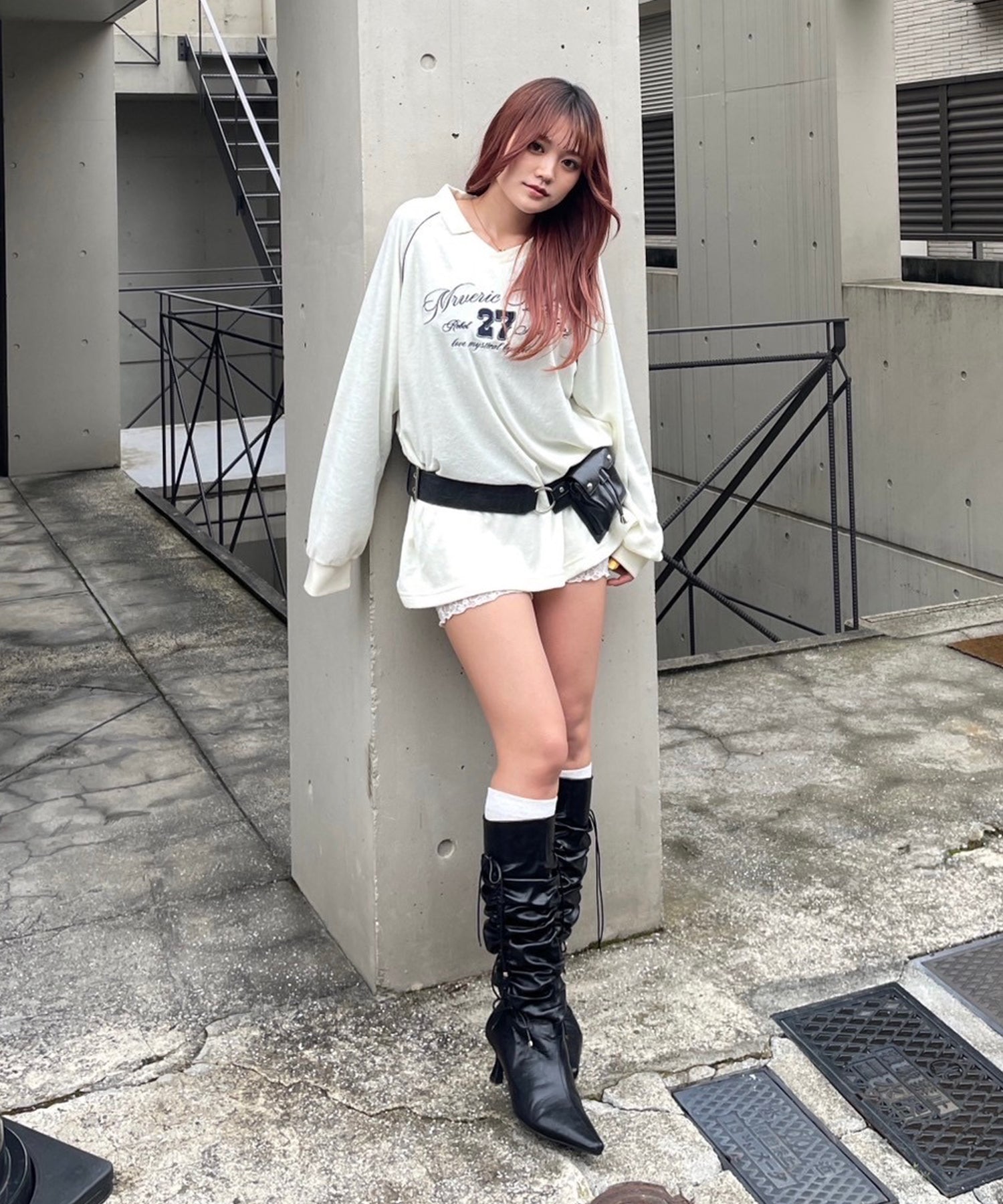 STAFF:153cm/COLOR:IVORY/SIZE:F