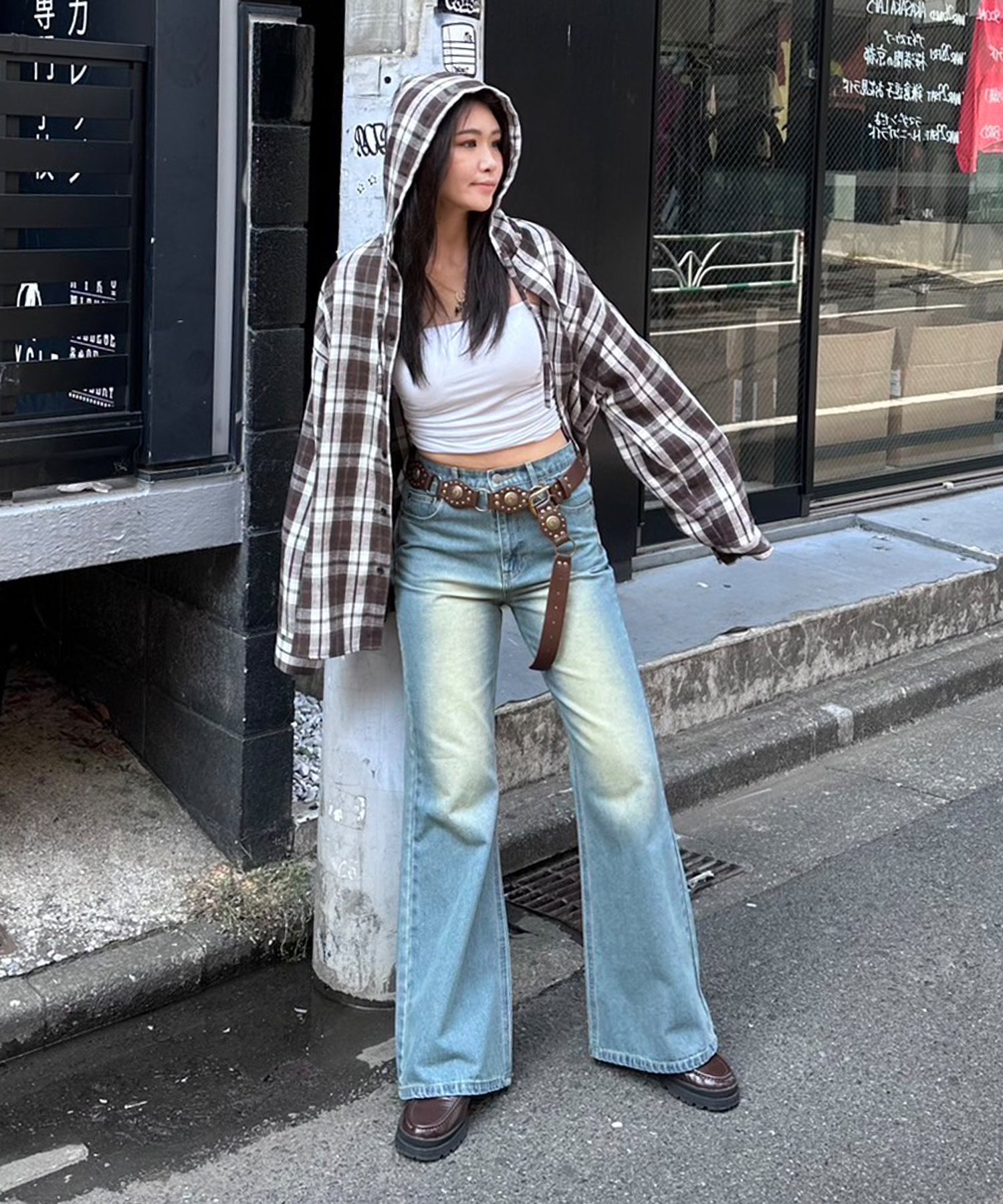 STAFF:164cm/COLOR:LIGHT BLUE/SIZE:S