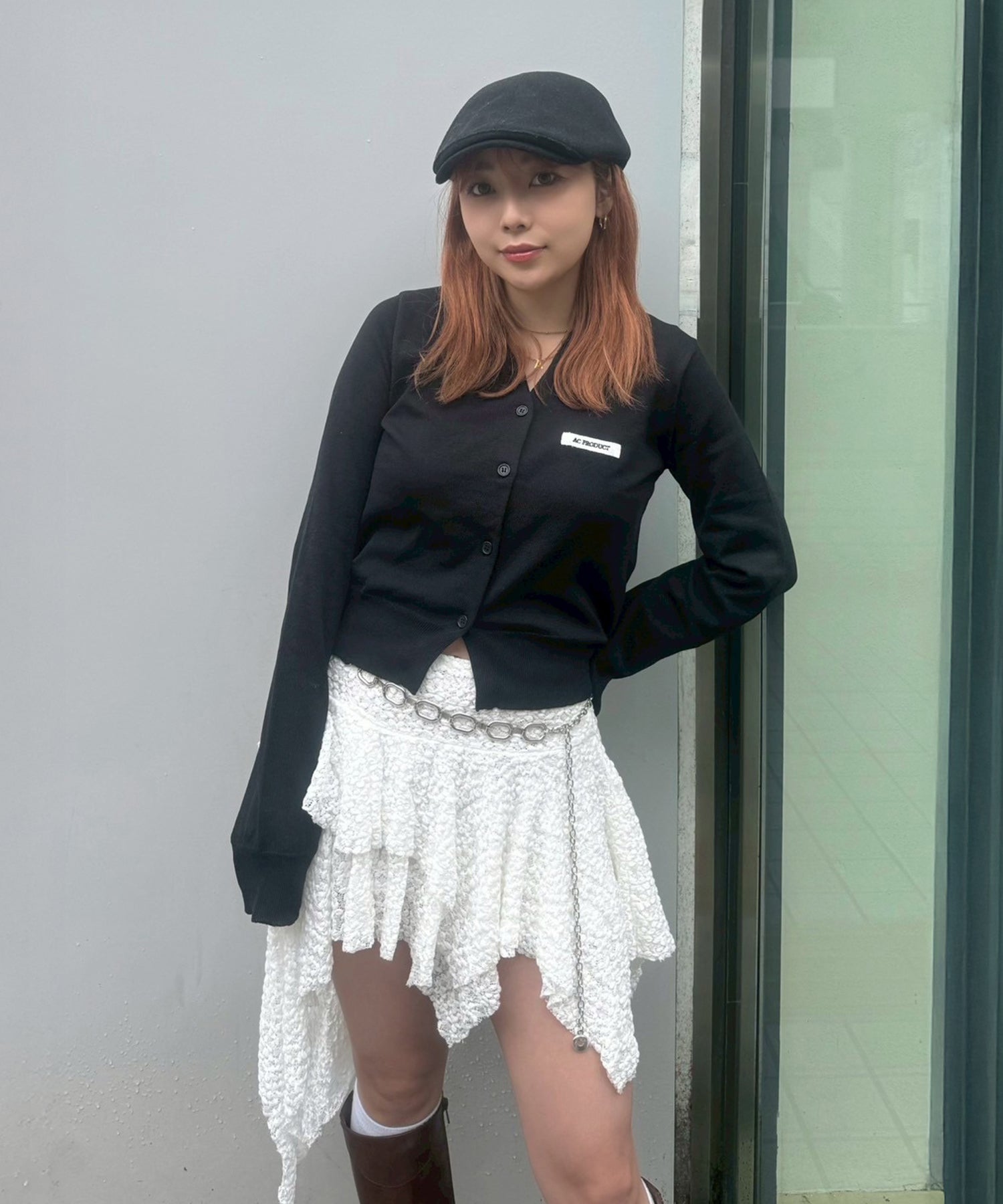 STAFF:150cm/COLOR:WHITE/SIZE:F