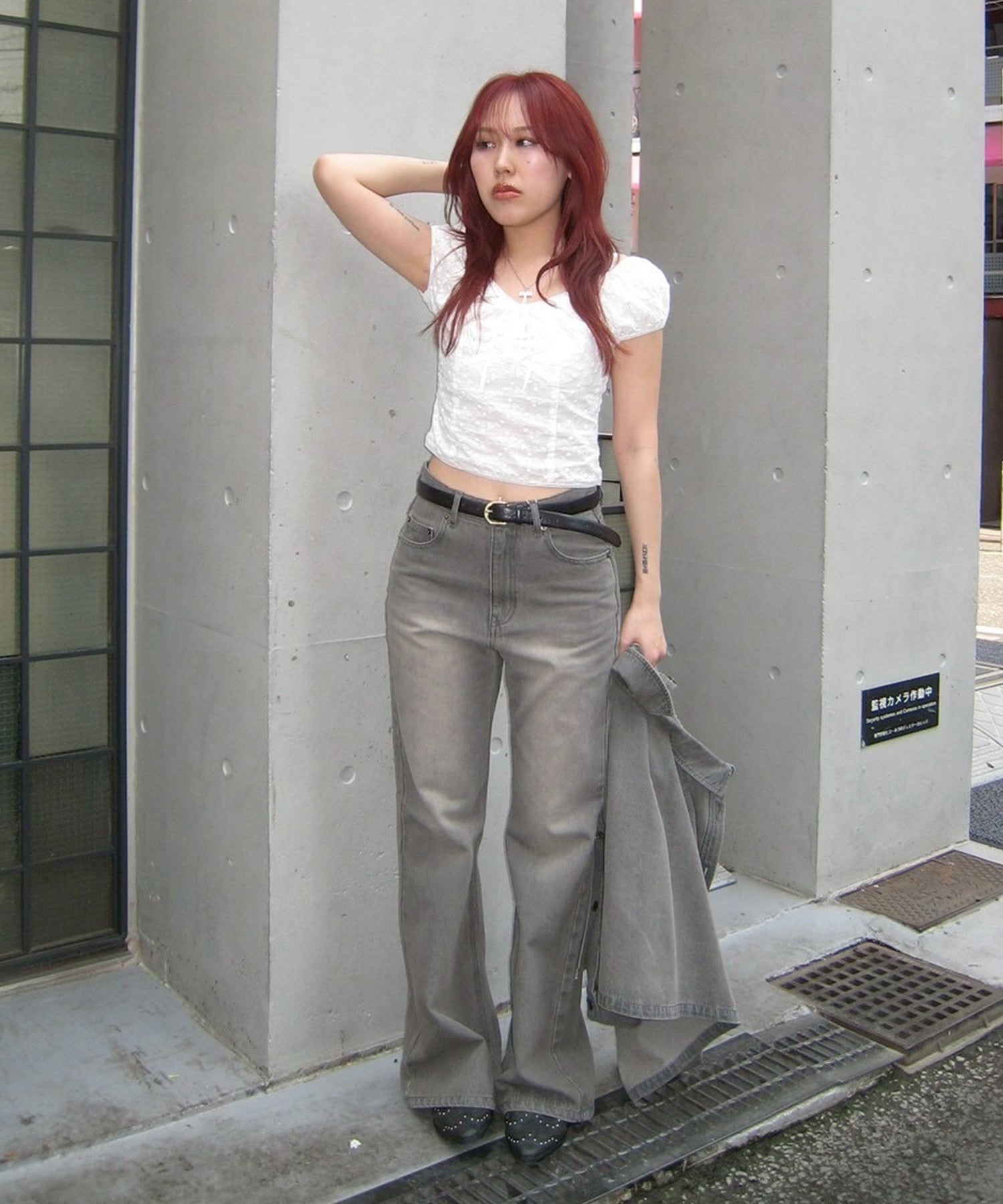 STAFF:158cm/COLOR:BLACK/SIZE:L