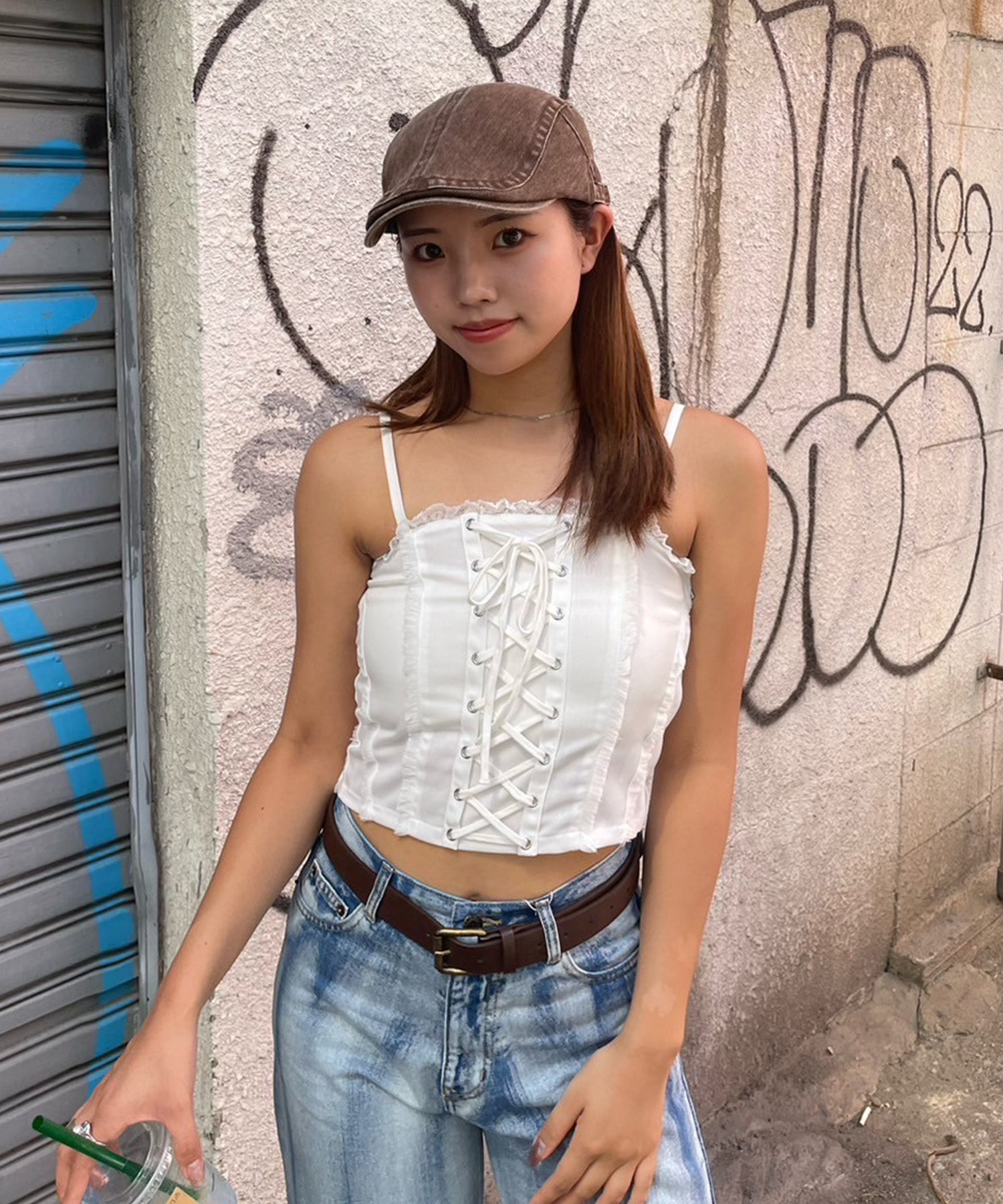 STAFF:163cm/COLOR:WHITE/SIZE:F