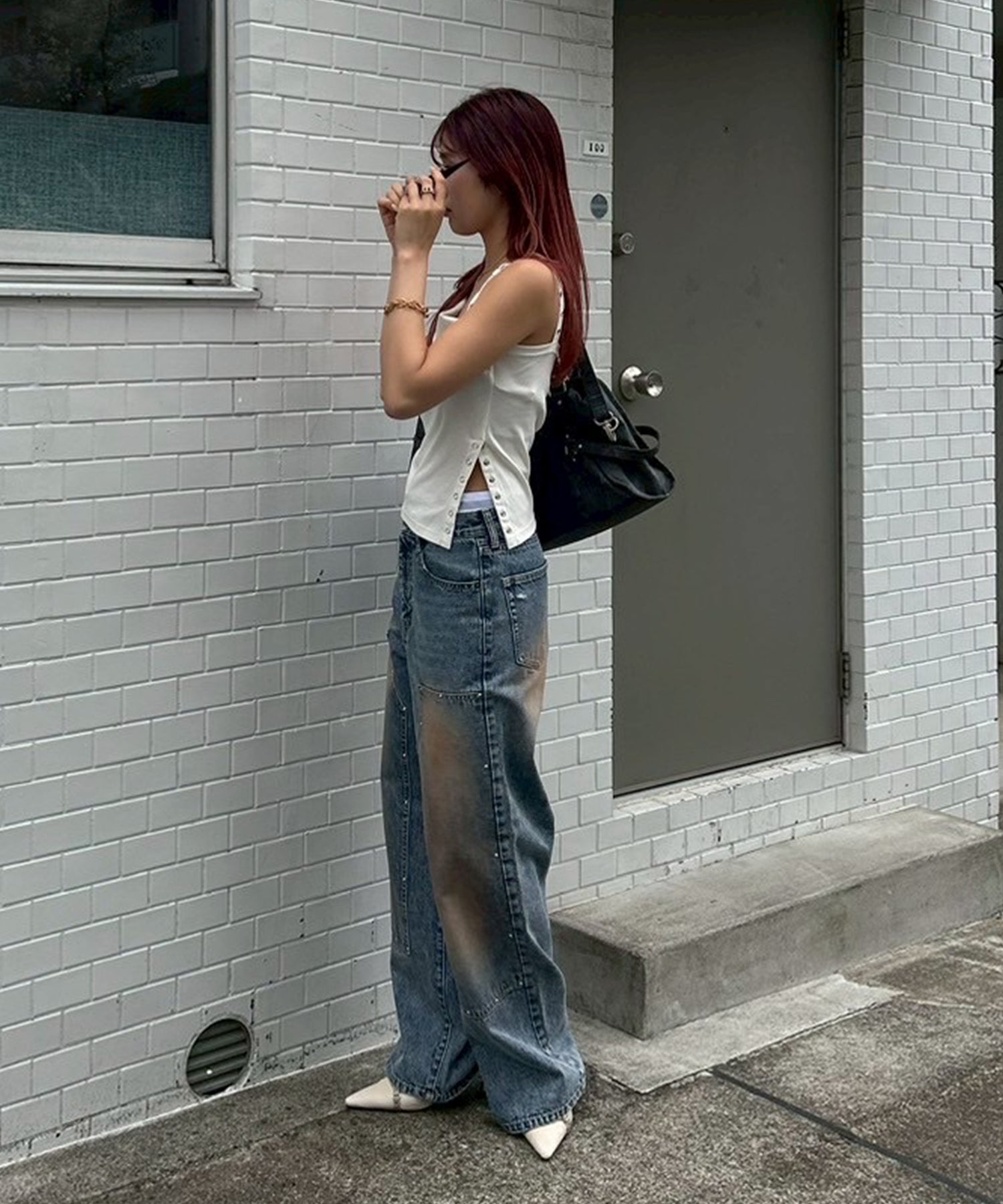 STAFF:163cm/COLOR:BLUE/SIZE:S