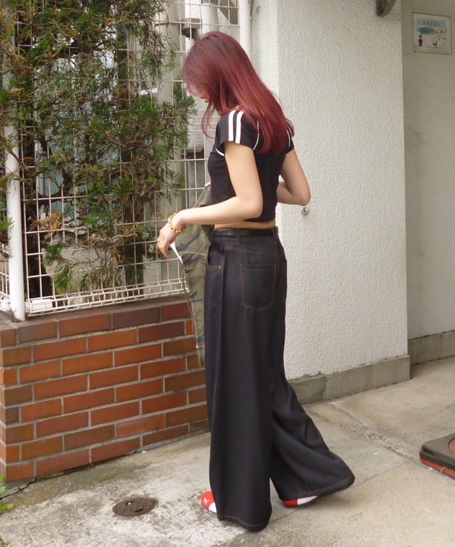 STAFF:163cm/COLOR:BLACK/SIZE:S