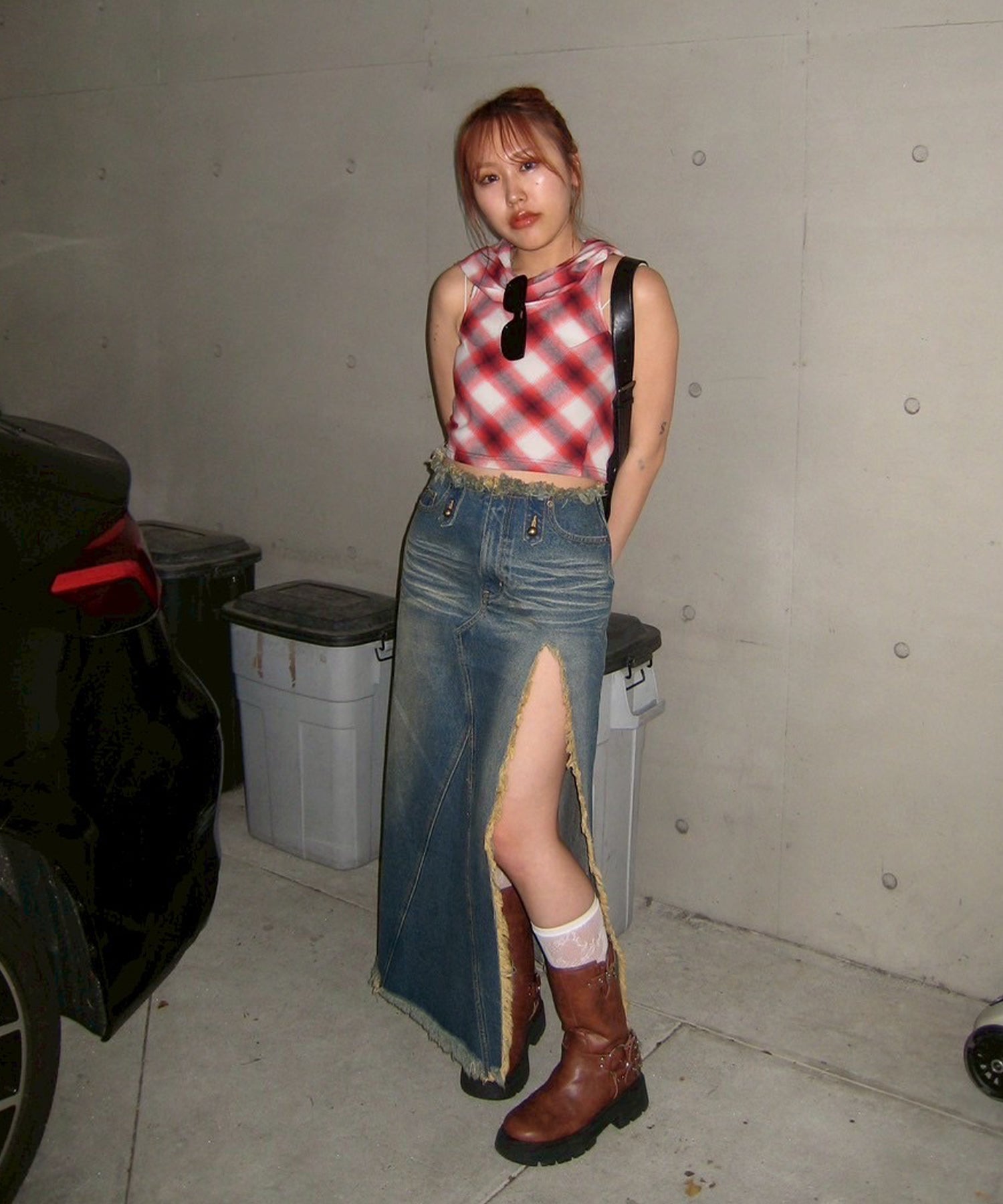 STAFF:158cm/COLOR:BLUE/SIZE:M