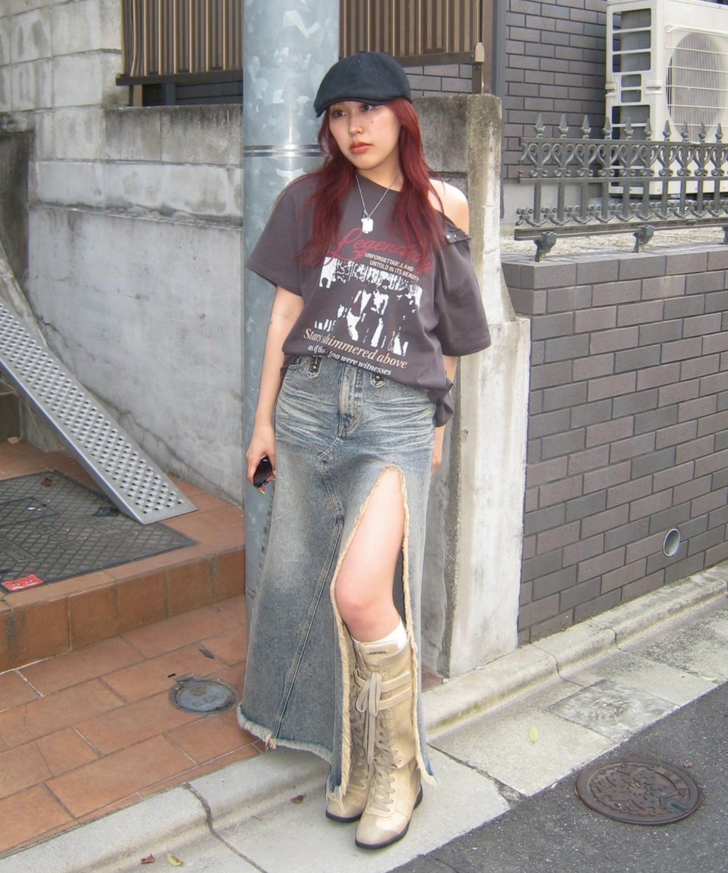 STAFF:158cm/COLOR:LIGHT BLUE/SIZE:M