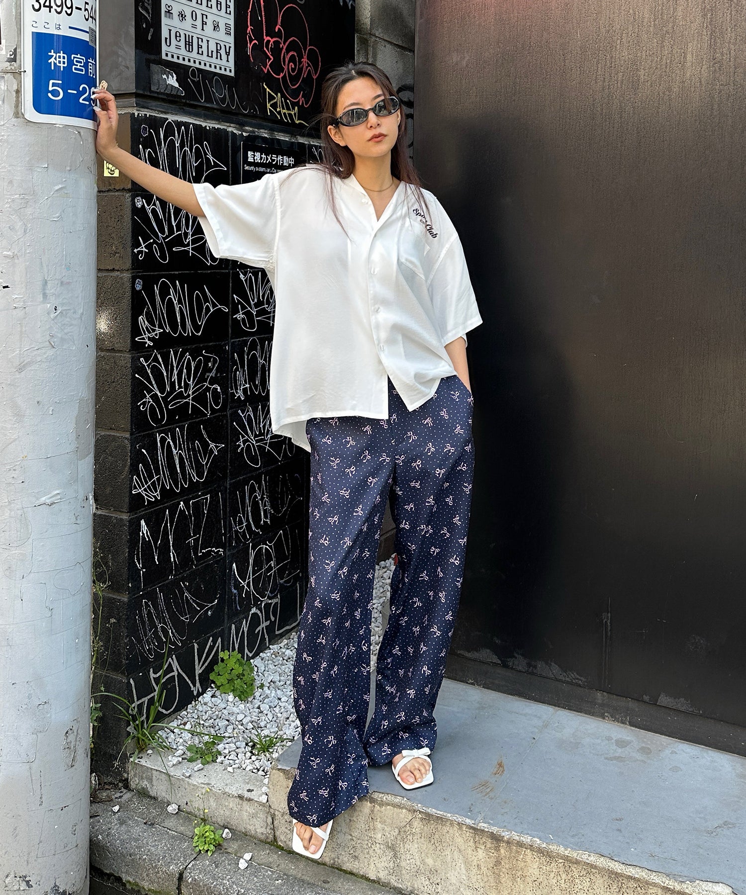 STAFF:161cm/COLOR:NAVY/SIZE:F