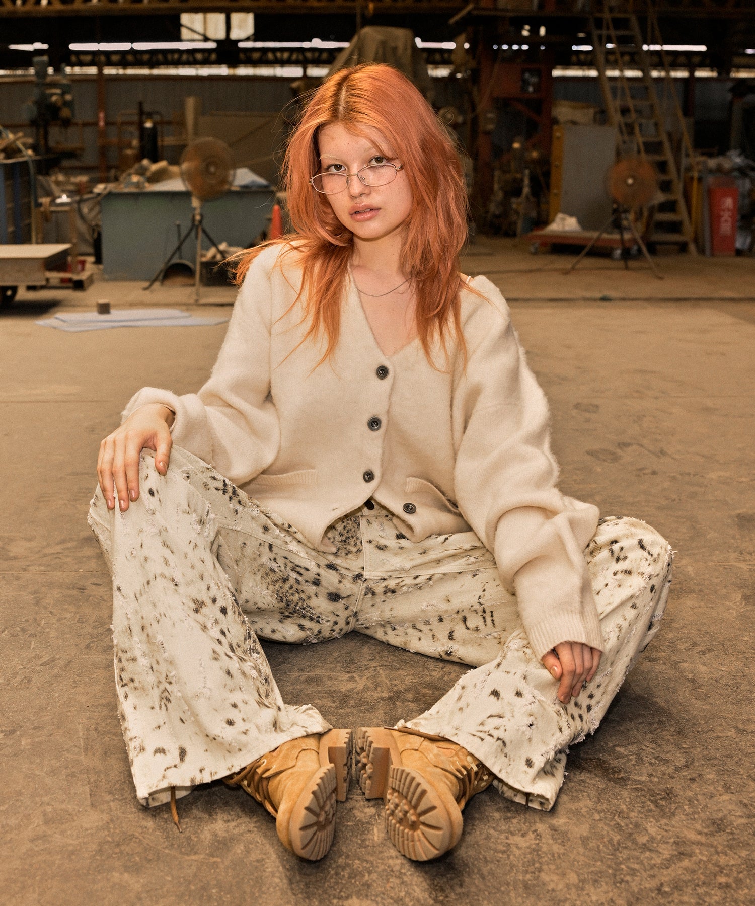 MODEL:170cm/COLOR:IVORY/SIZE:F