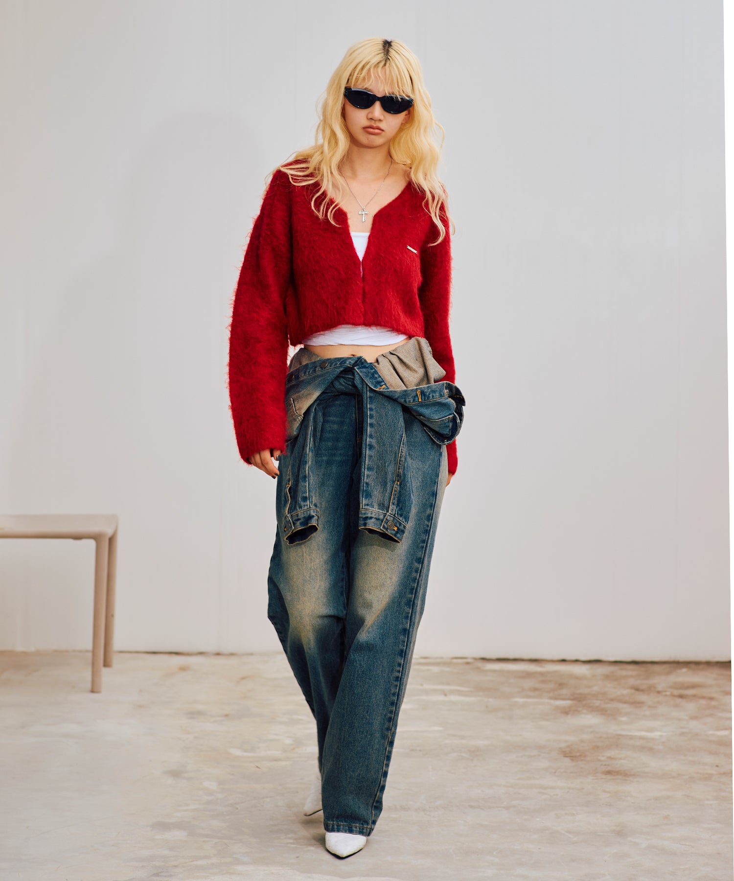 MODEL:174cm/COLOR:BLUE/SIZE:F