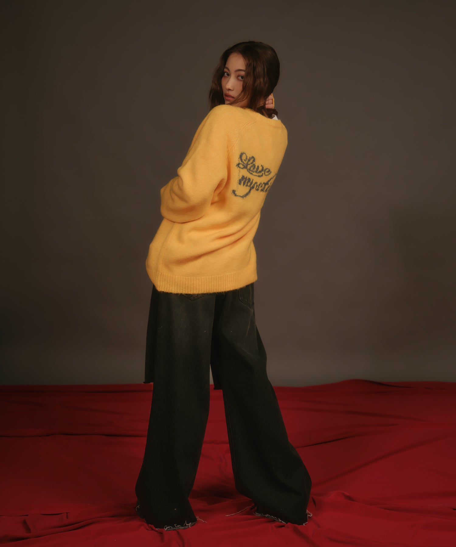 MODEL:163cm/COLOR:YELLOW/SIZE:F