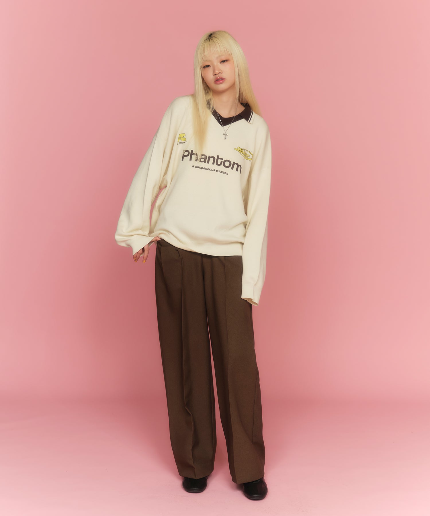 MODEL:174cm/COLOR:IVORY/SIZE:F