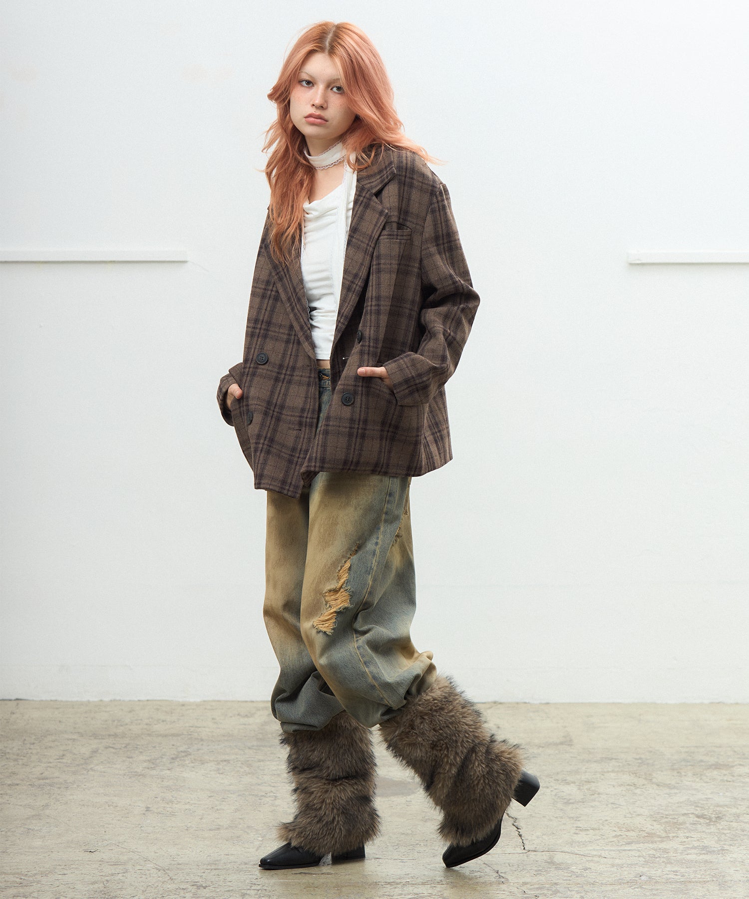 MODEL:170cm/COLOR:BEIGE/SIZE:M