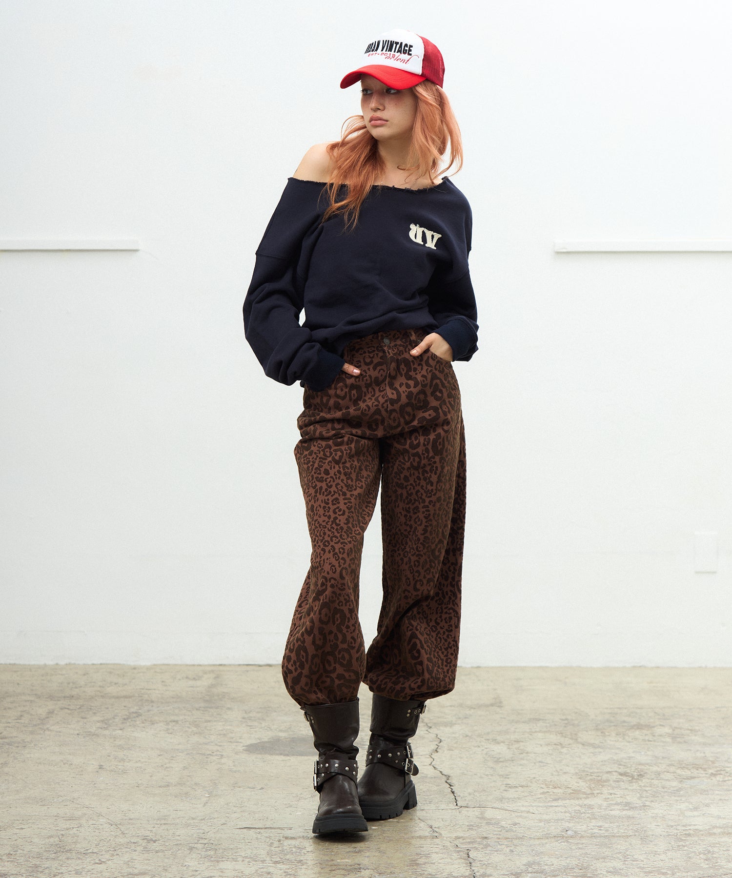 MODEL:170cm/COLOR:NAVY/SIZE:F