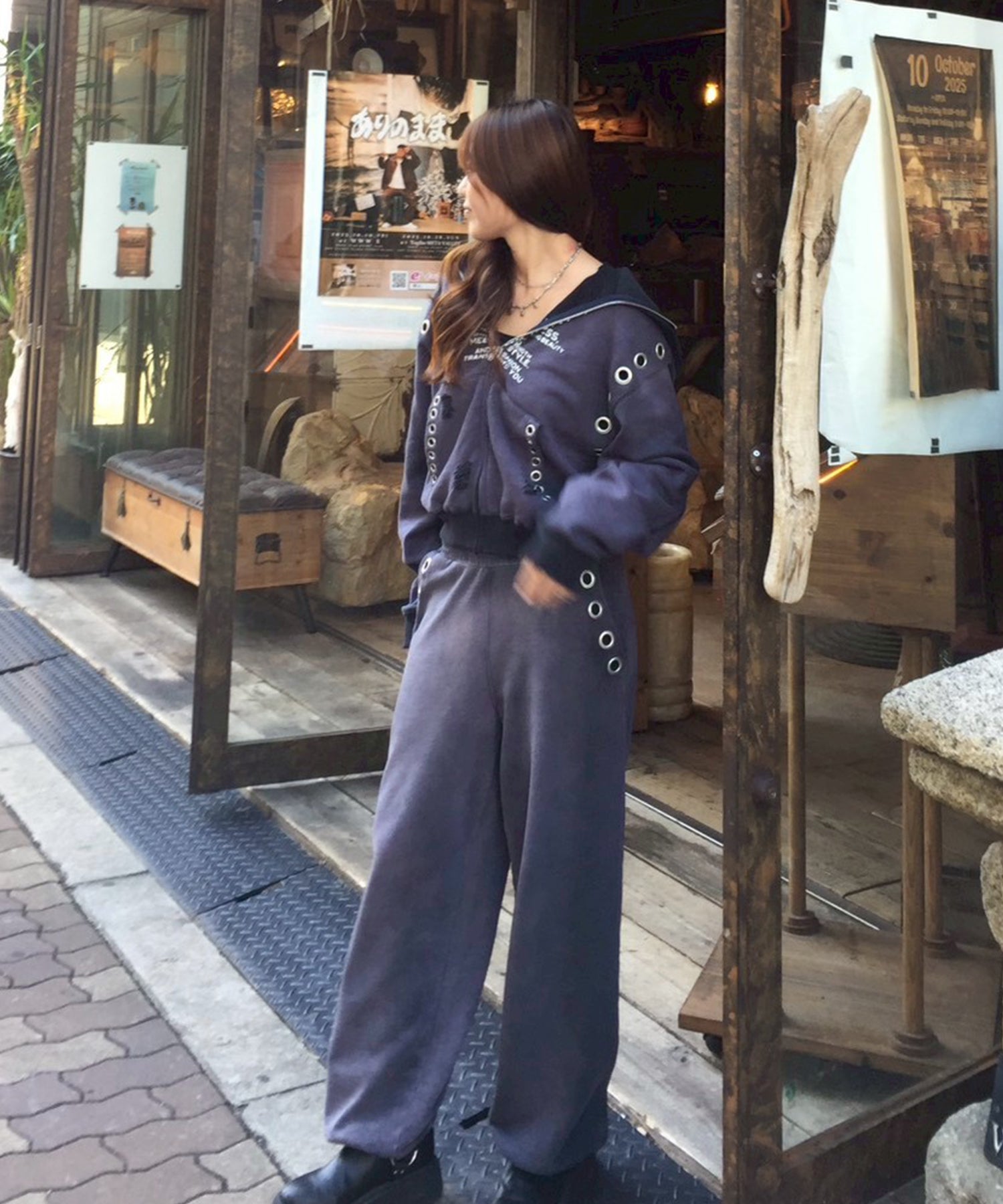 STAFF:162cm/COLOR:NAVY/SIZE:S