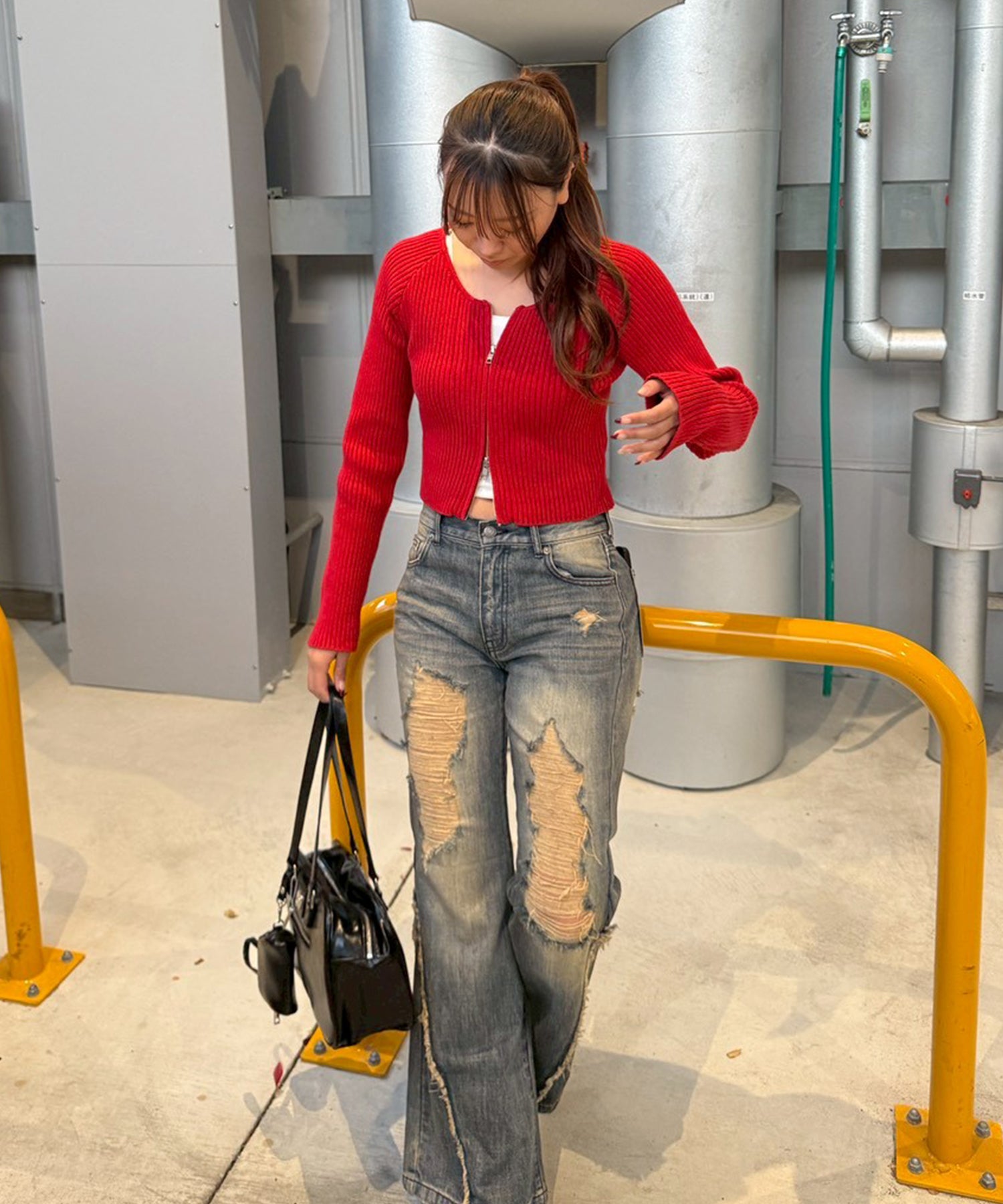 MODEL:162cm/COLOR:BLUE/SIZE:24