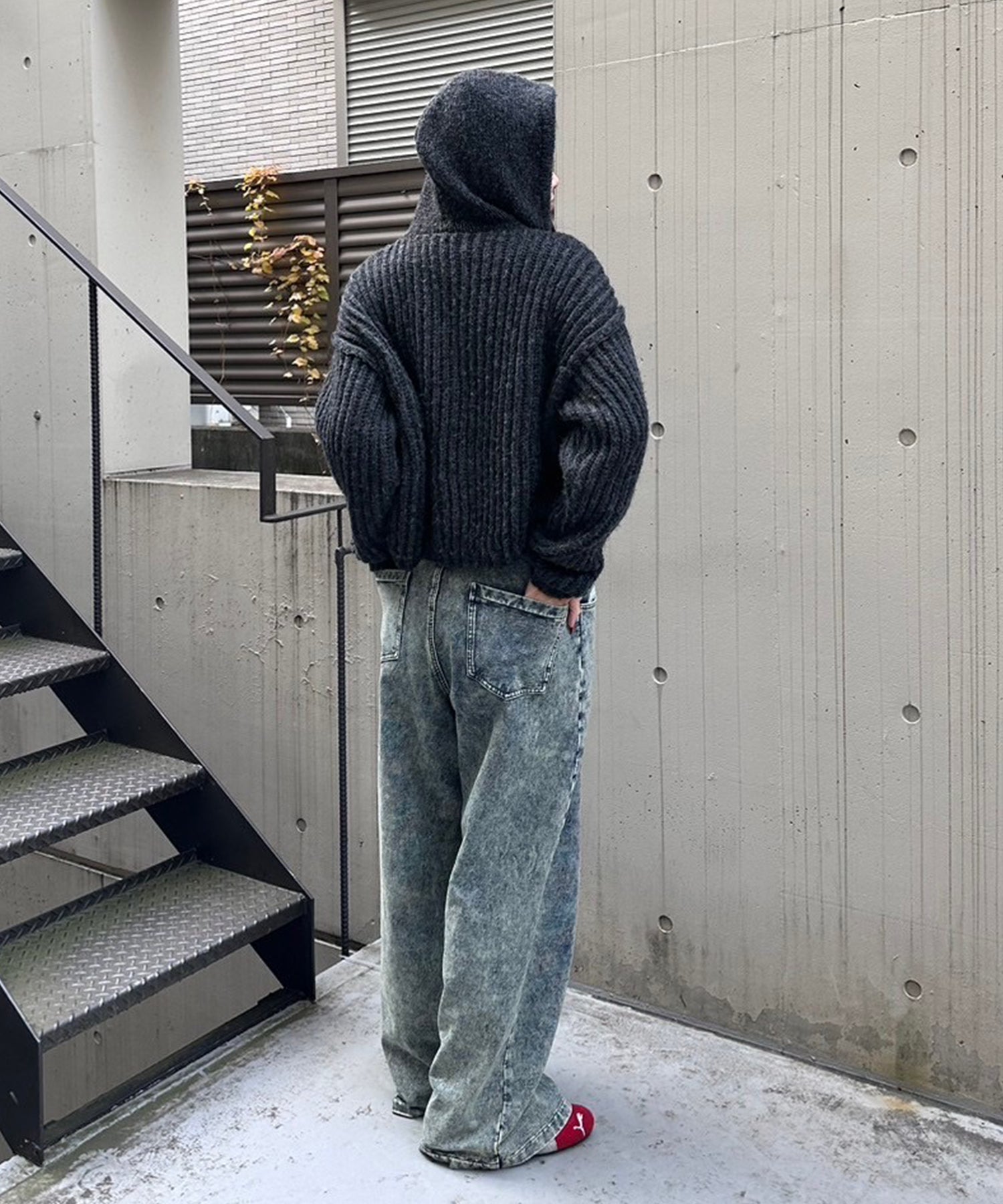 STAFF:158cm/COLOR:DARK GRAY/SIZE:F