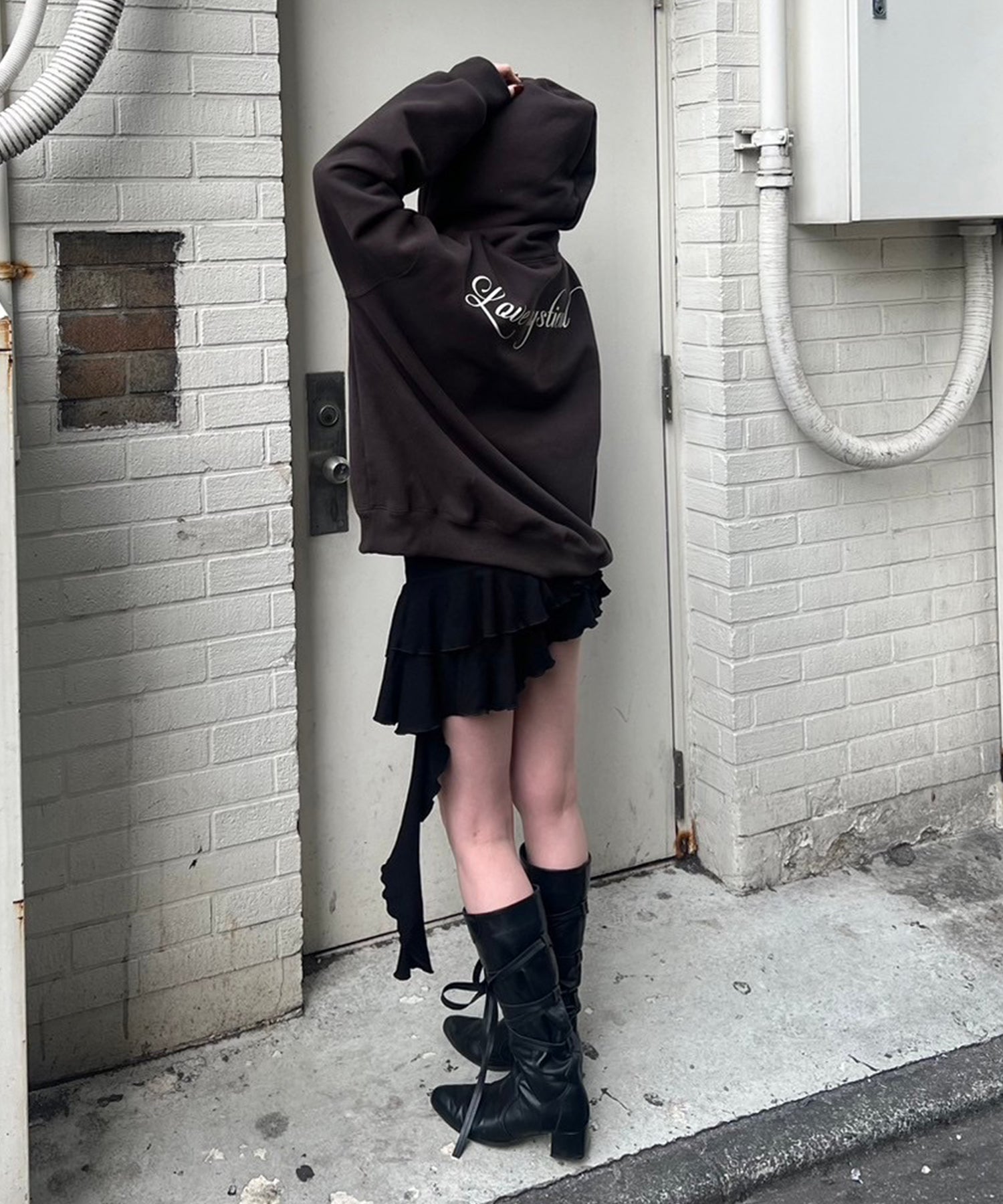 STAFF:160cm/COLOR:BLACK/SIZE:F