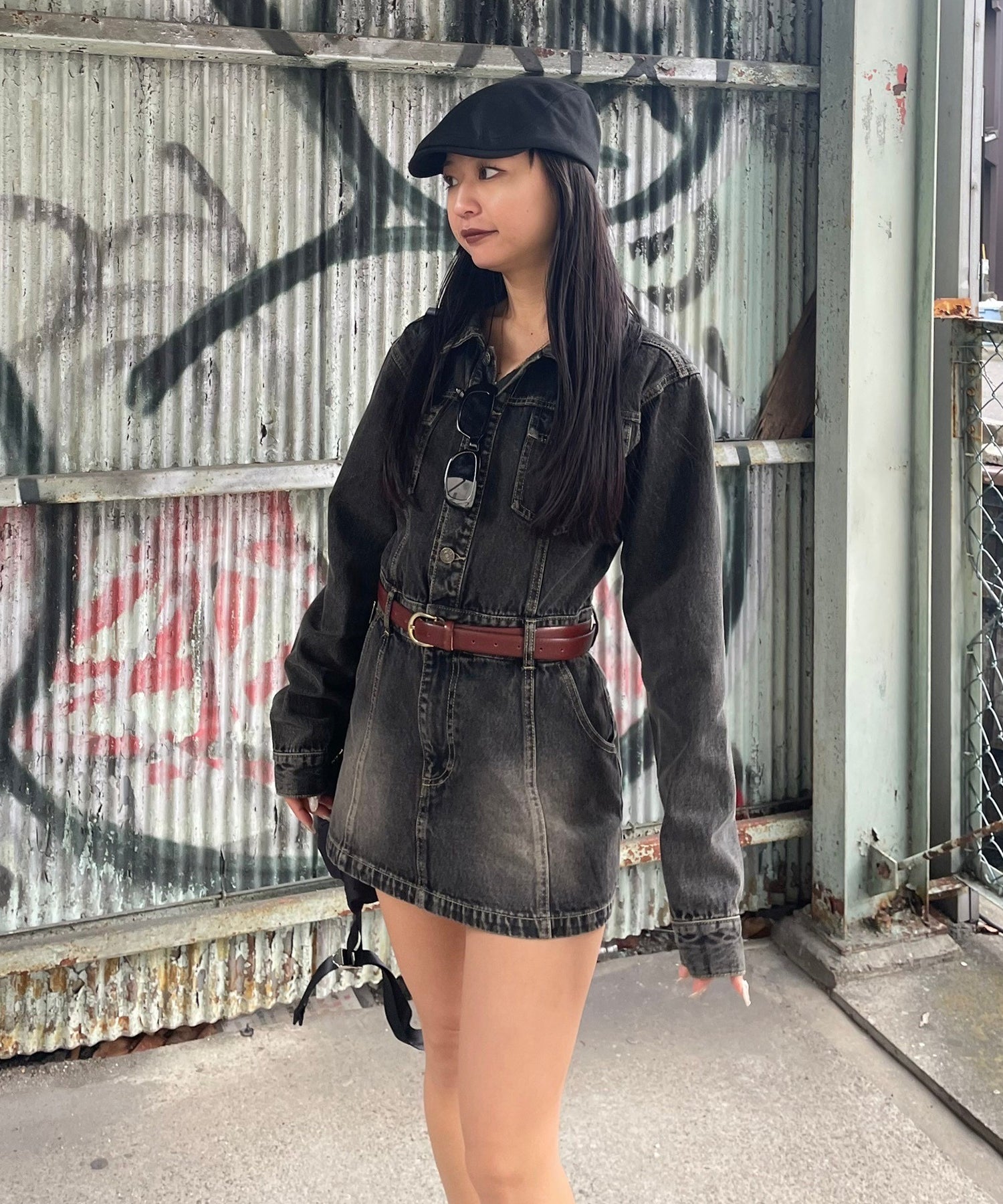 STAFF:155cm/COLOR:BLACK/SIZE:F
