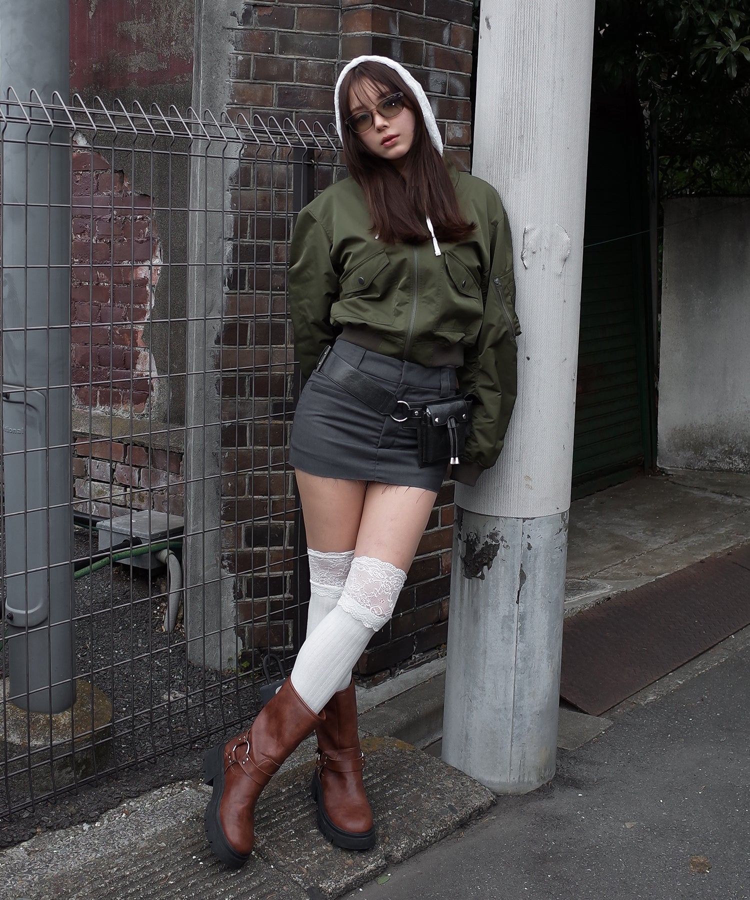 DIRECTOR:161cm/COLOR:KHAKI/SIZE:F