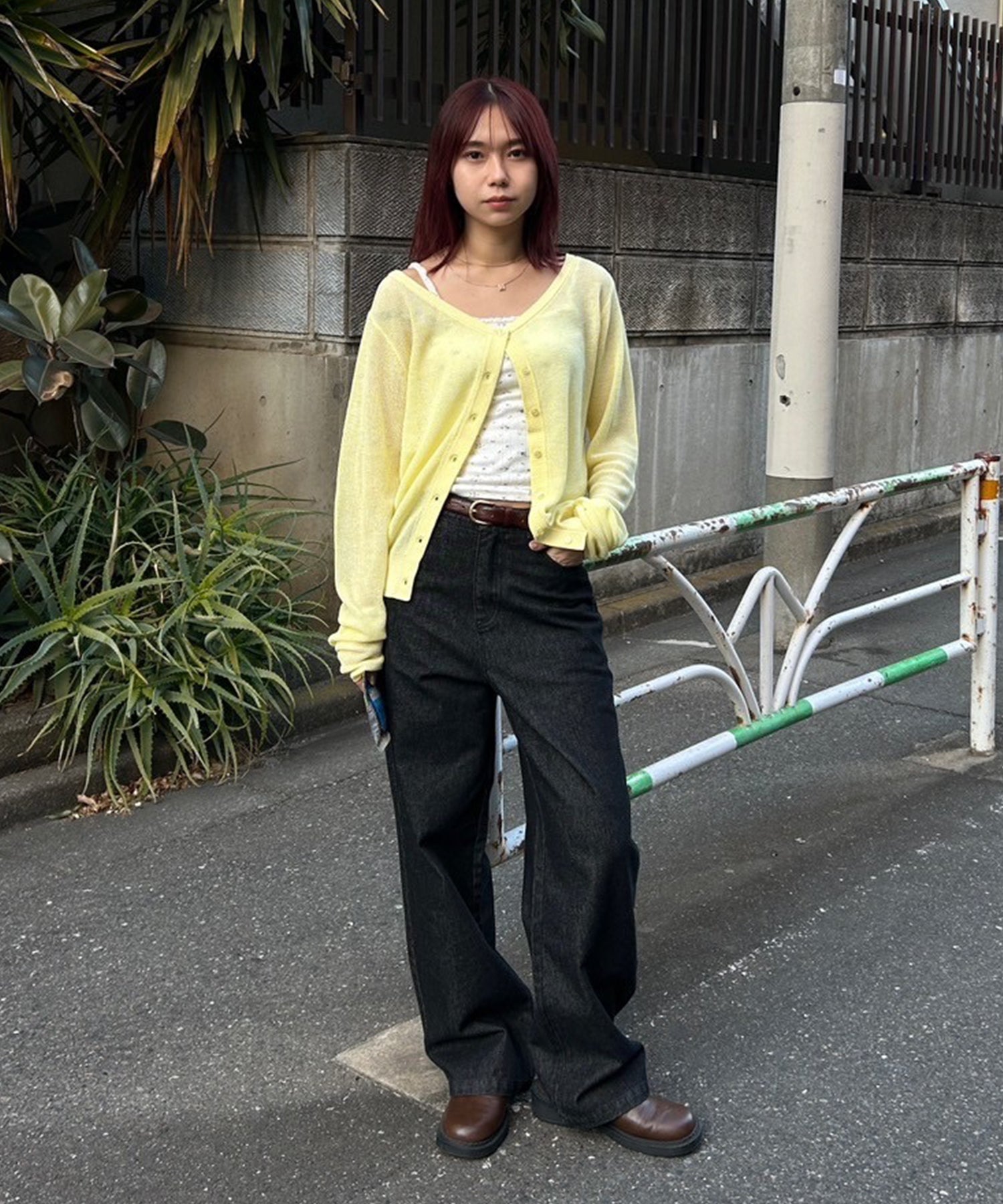 STAFF:159cm/COLOR:YELLOW/SIZE:F