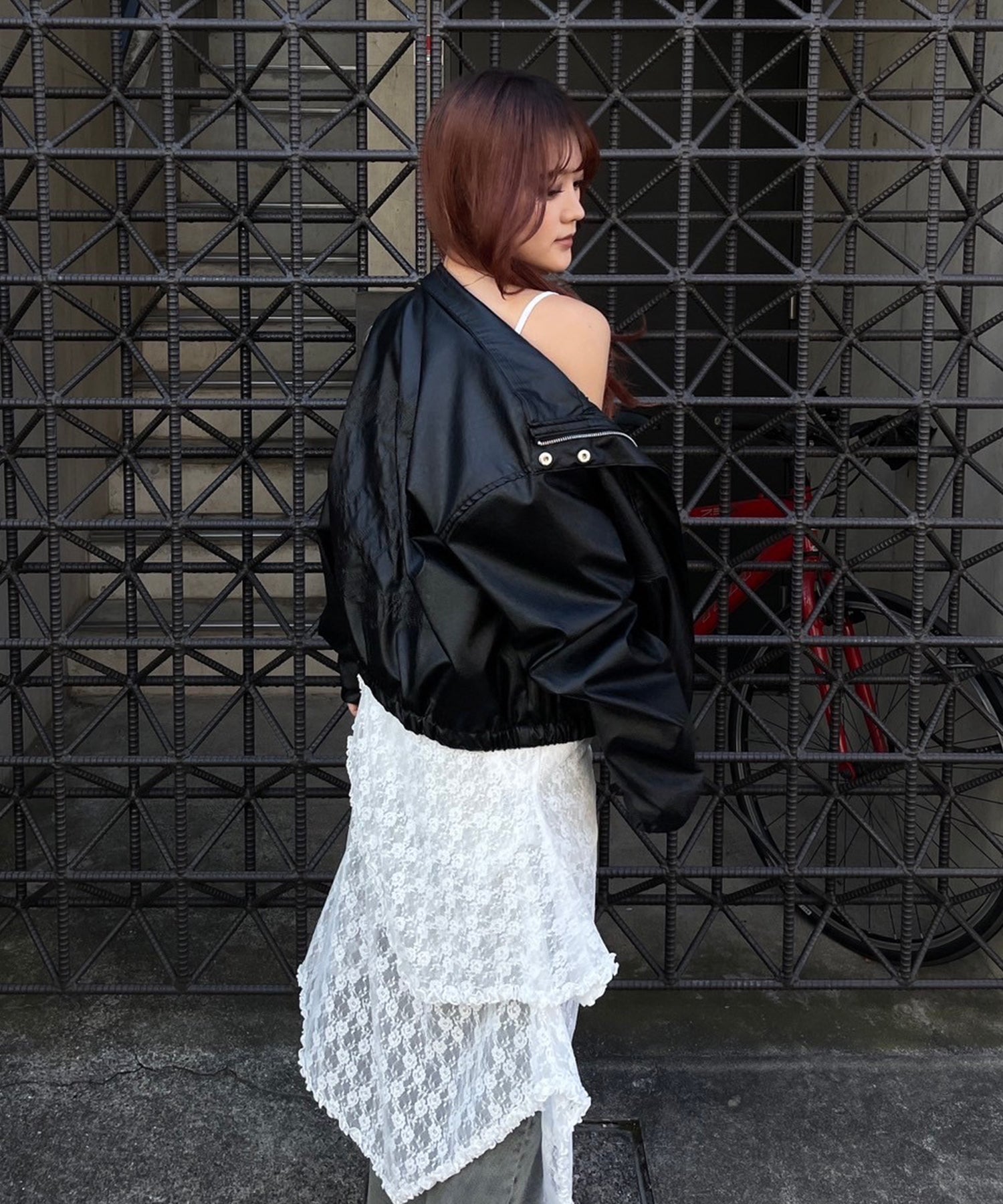 STAFF:153cm/COLOR:WHITE/SIZE:F