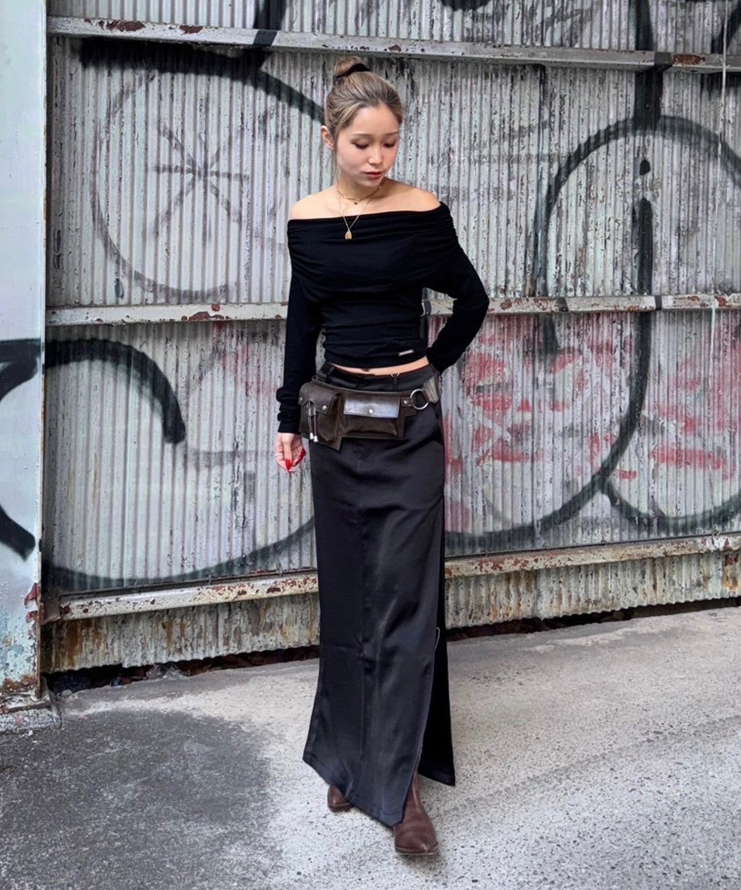 STAFF:155cm/COLOR:BLACK/SIZE:F