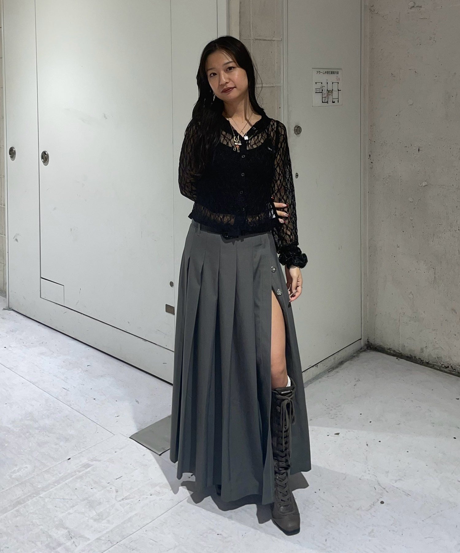 STAFF:155cm/COLOR:BLACK/SIZE:F