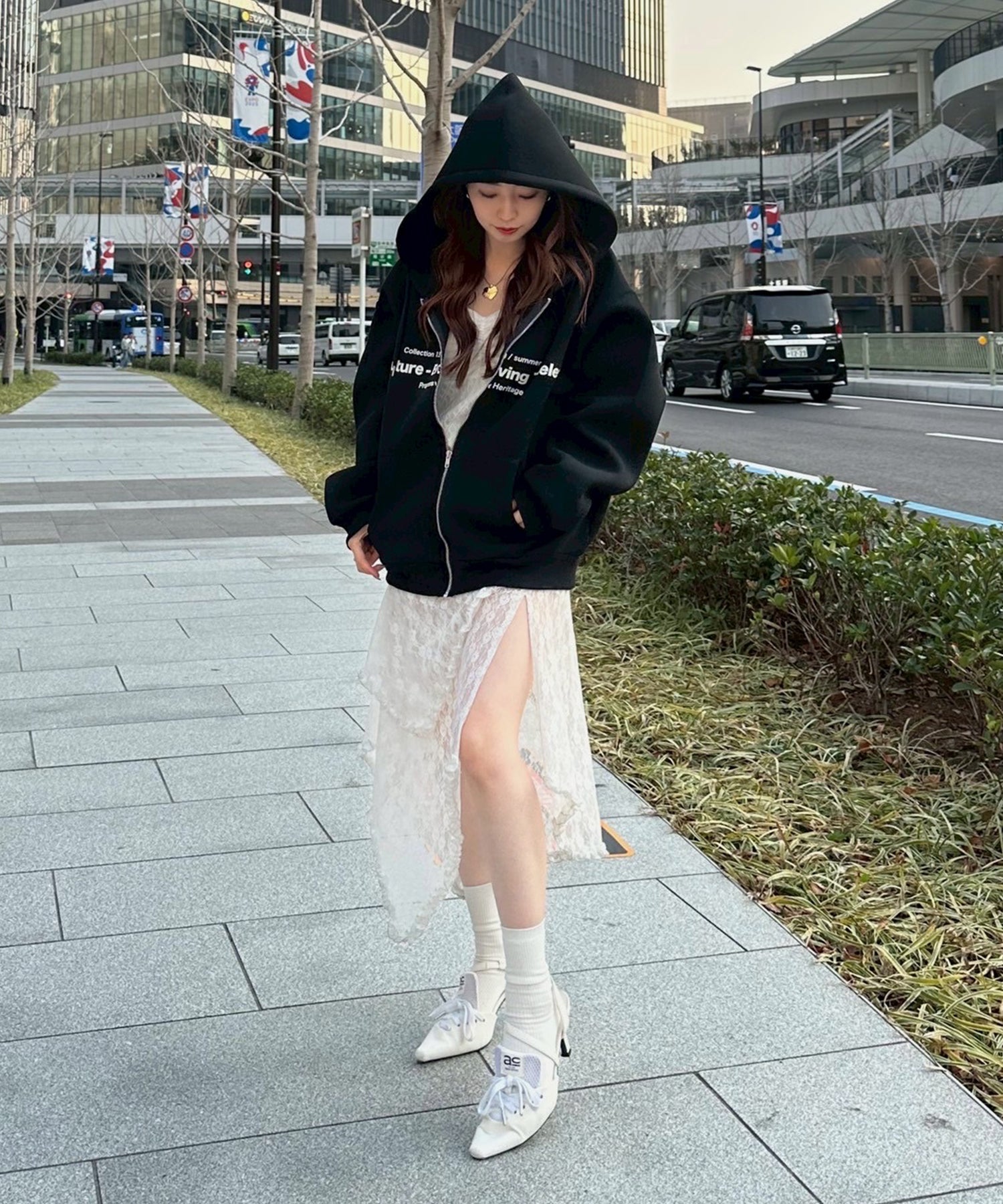 STAFF:153cm/COLOR:WHITE/SIZE:F