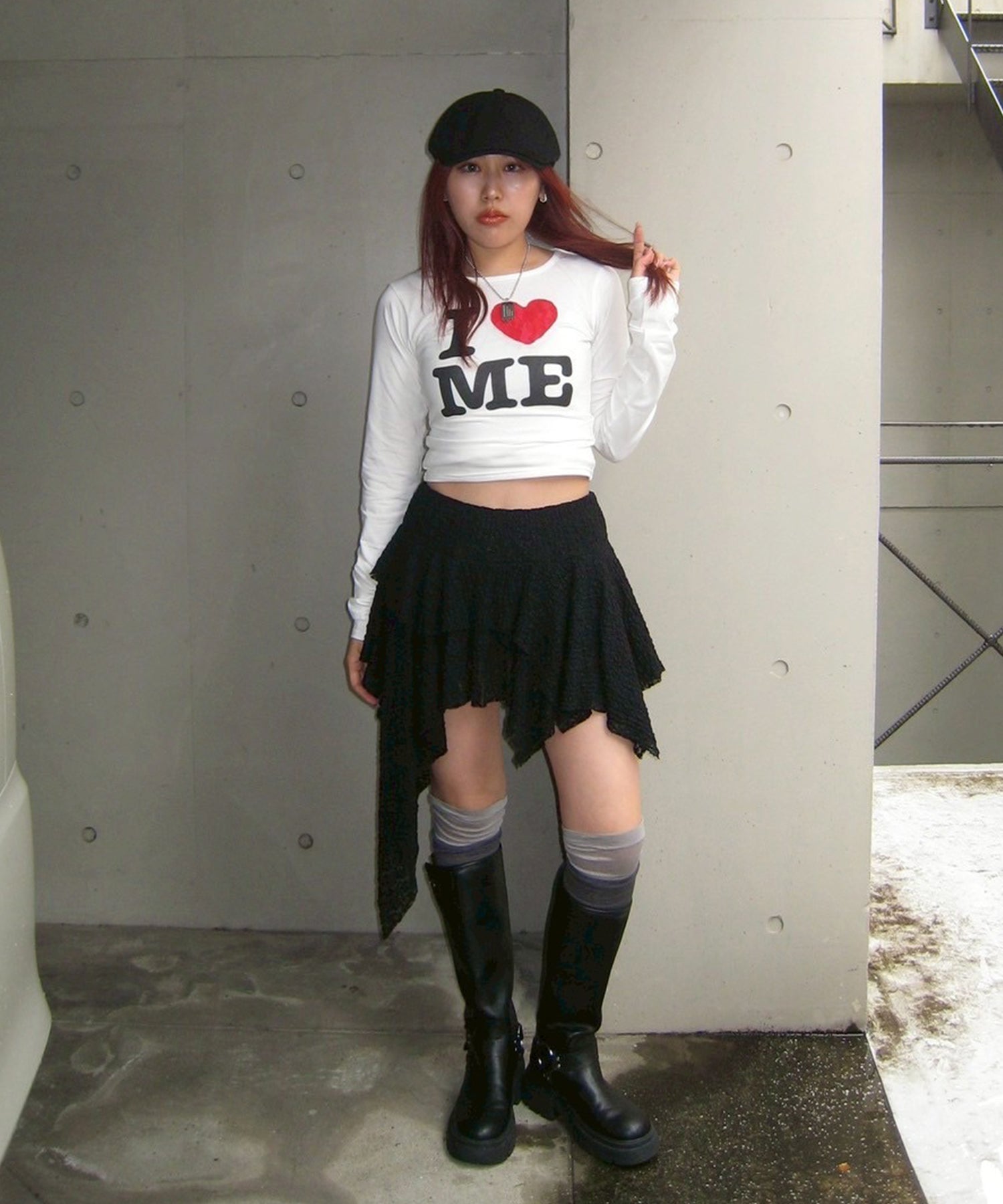 STAFF:158cm/COLOR:WHITE/SIZE:F