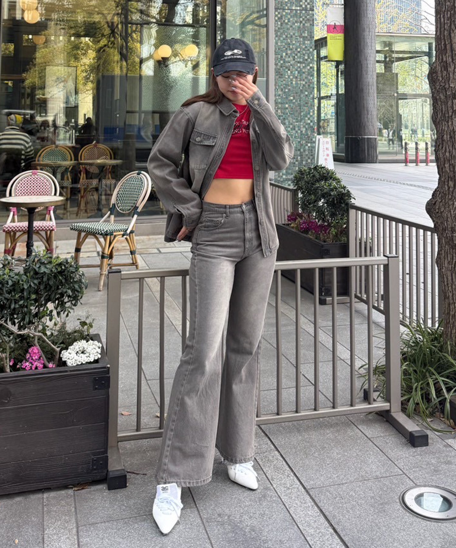 STAFF:163cm/COLOR:GRAY/SIZE:S