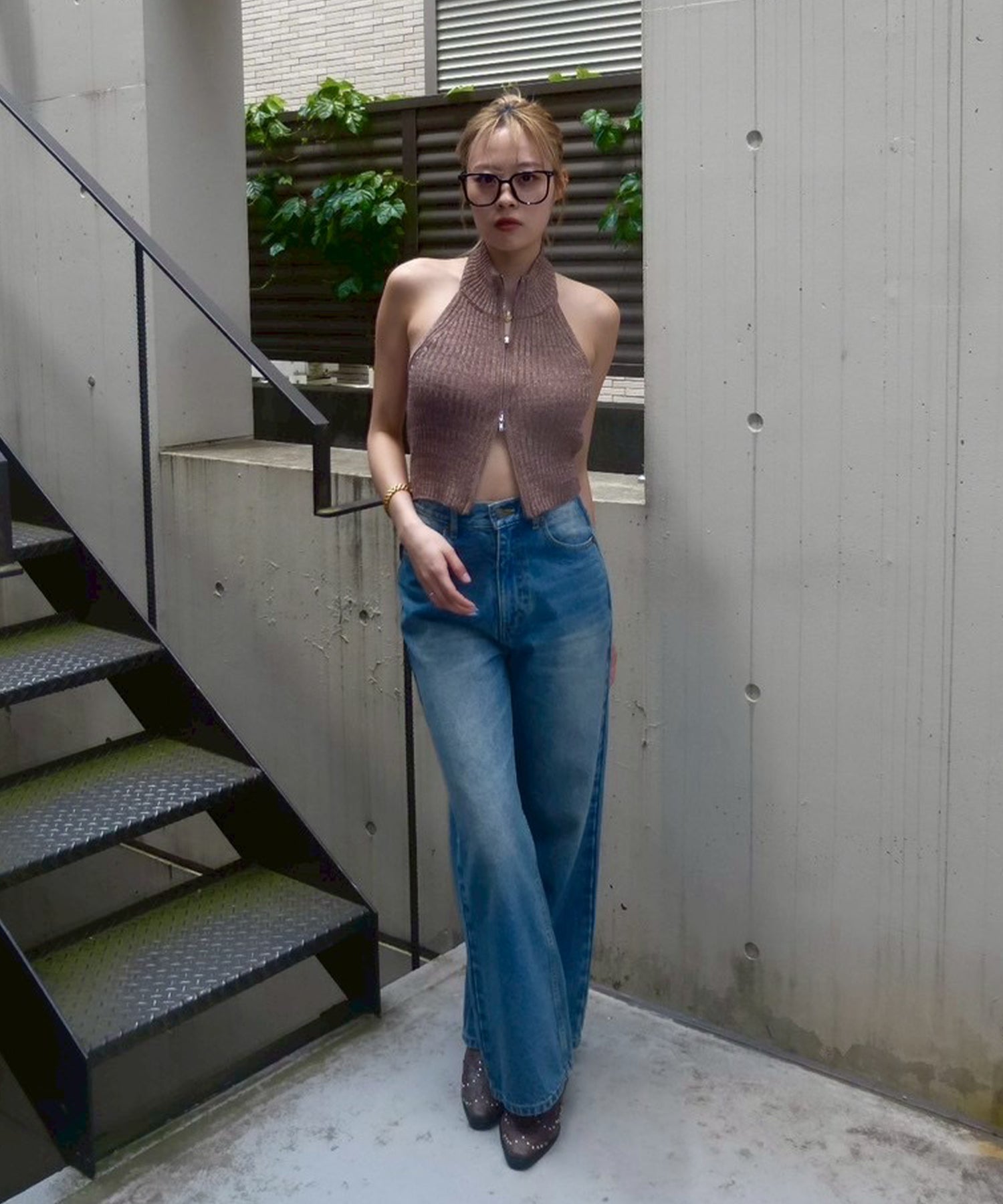 STAFF:160cm/COLOR:BLUE/SIZE:S