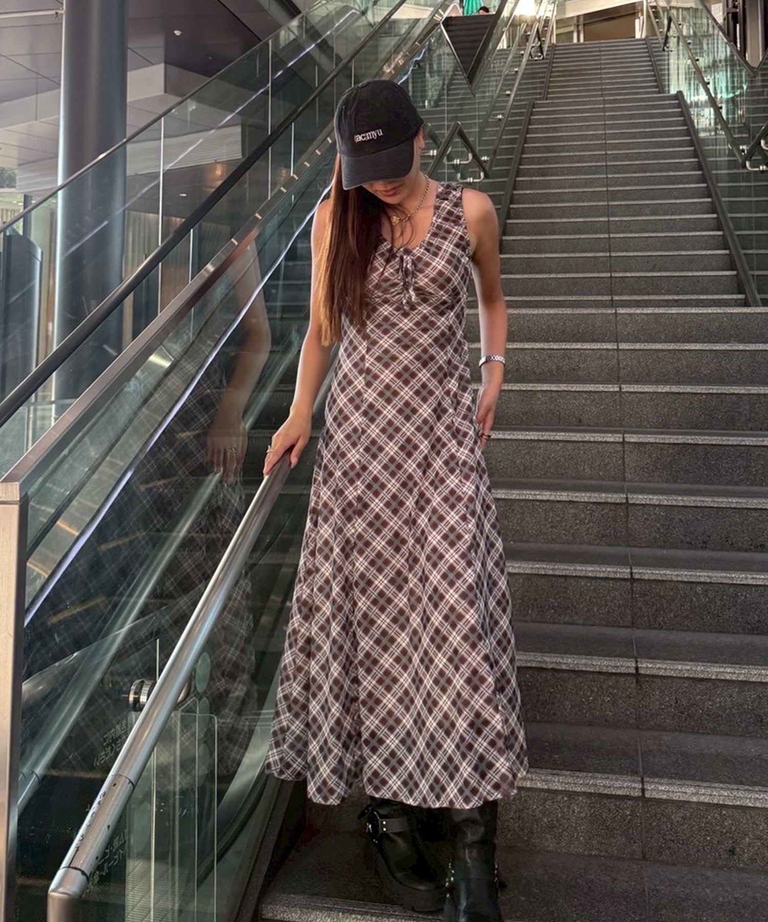 STAFF:162cm/COLOR:BROWN/SIZE:M