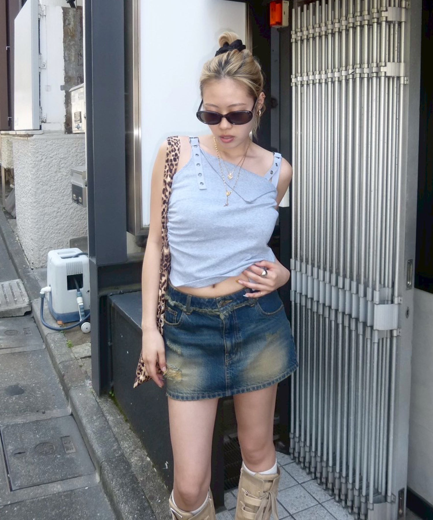 STAFF:160cm/COLOR:BLUE/SIZE:S