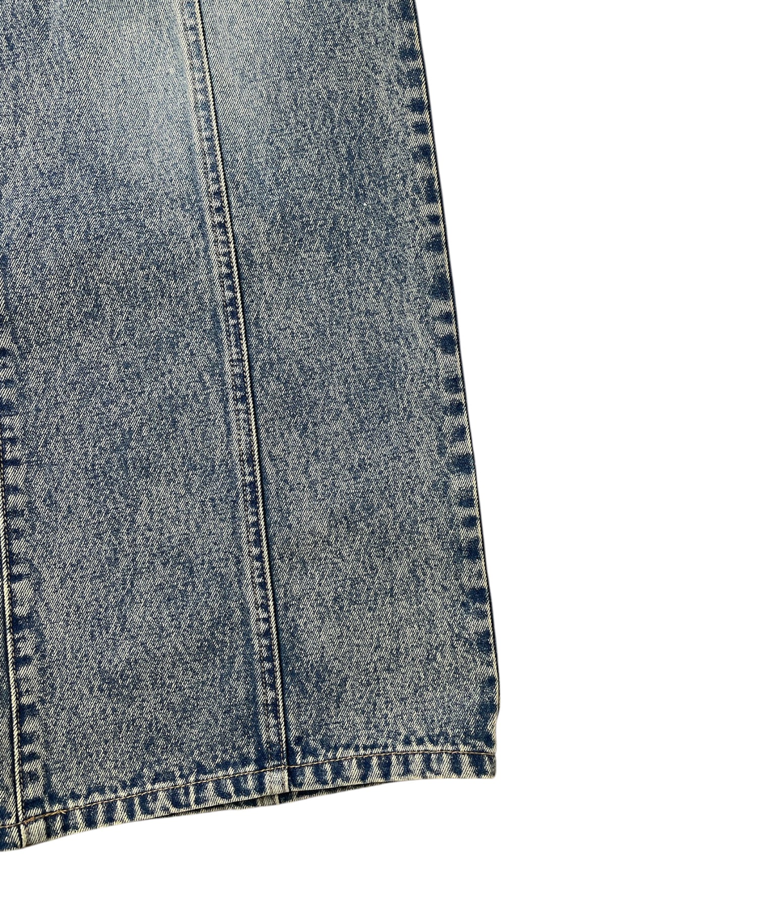 ノースリーブデニムオールインワン