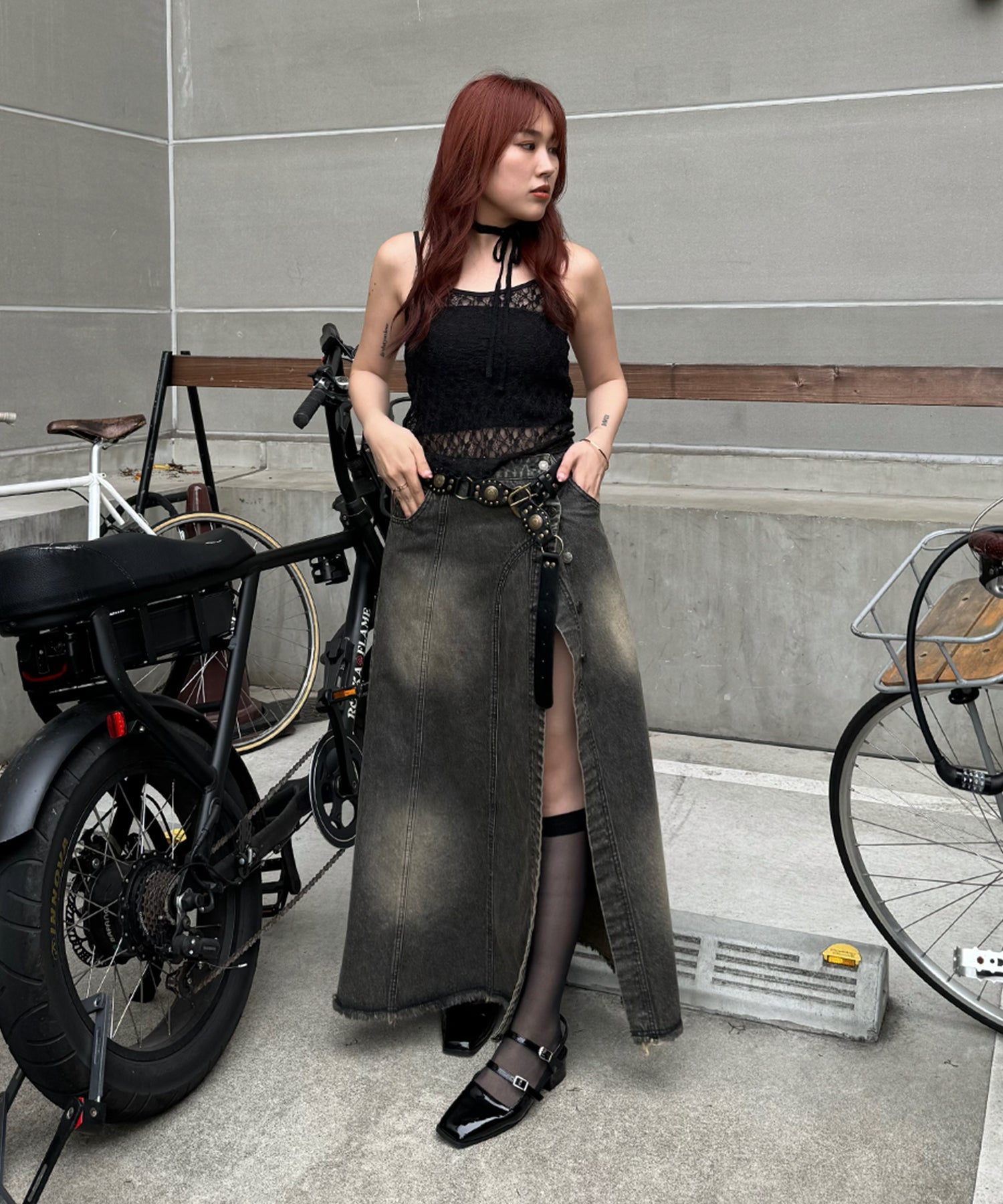 STAFF:158cm/COLOR:BLACK/SIZE:S