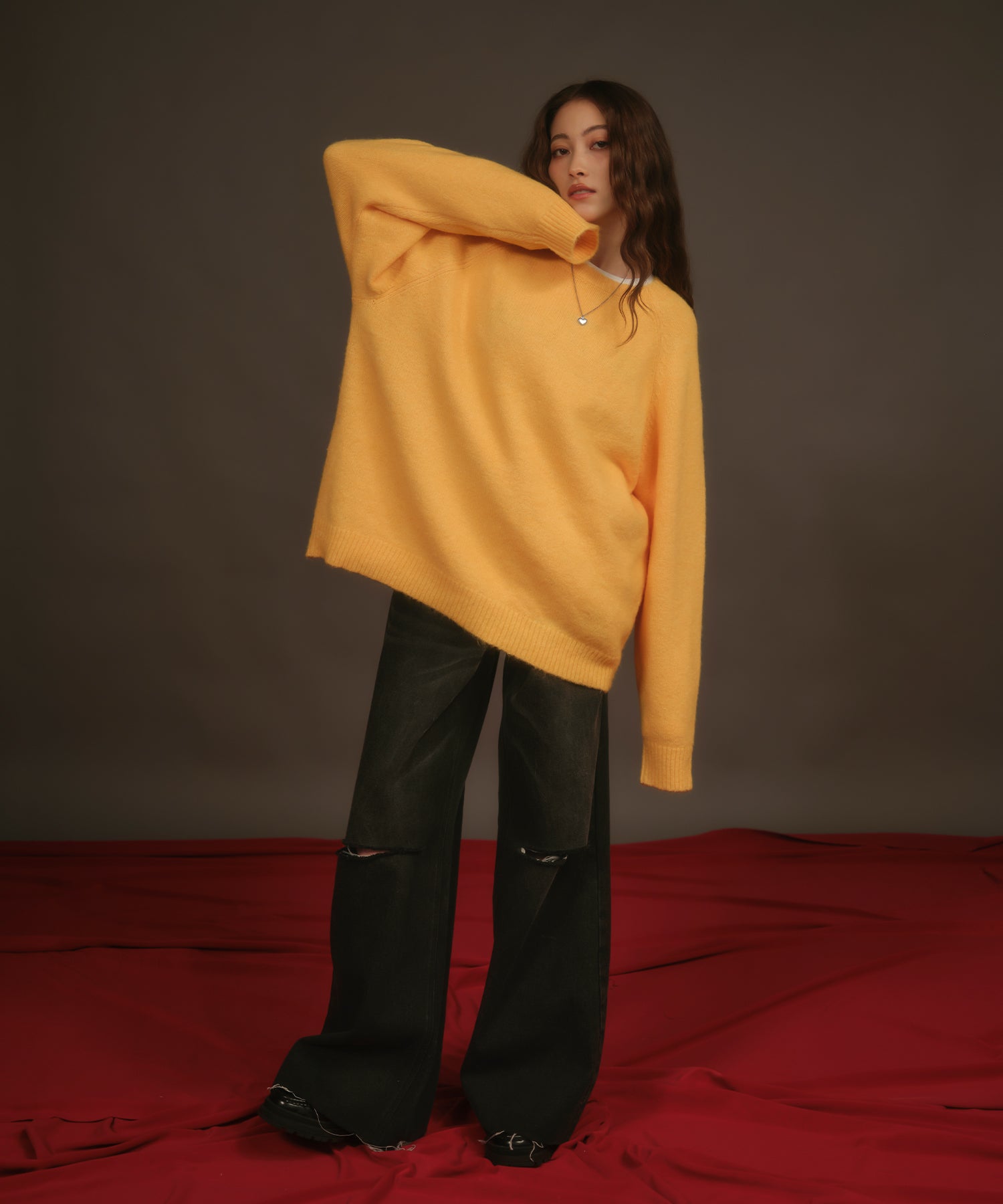 MODEL:163cm/COLOR:YELLOW/SIZE:F