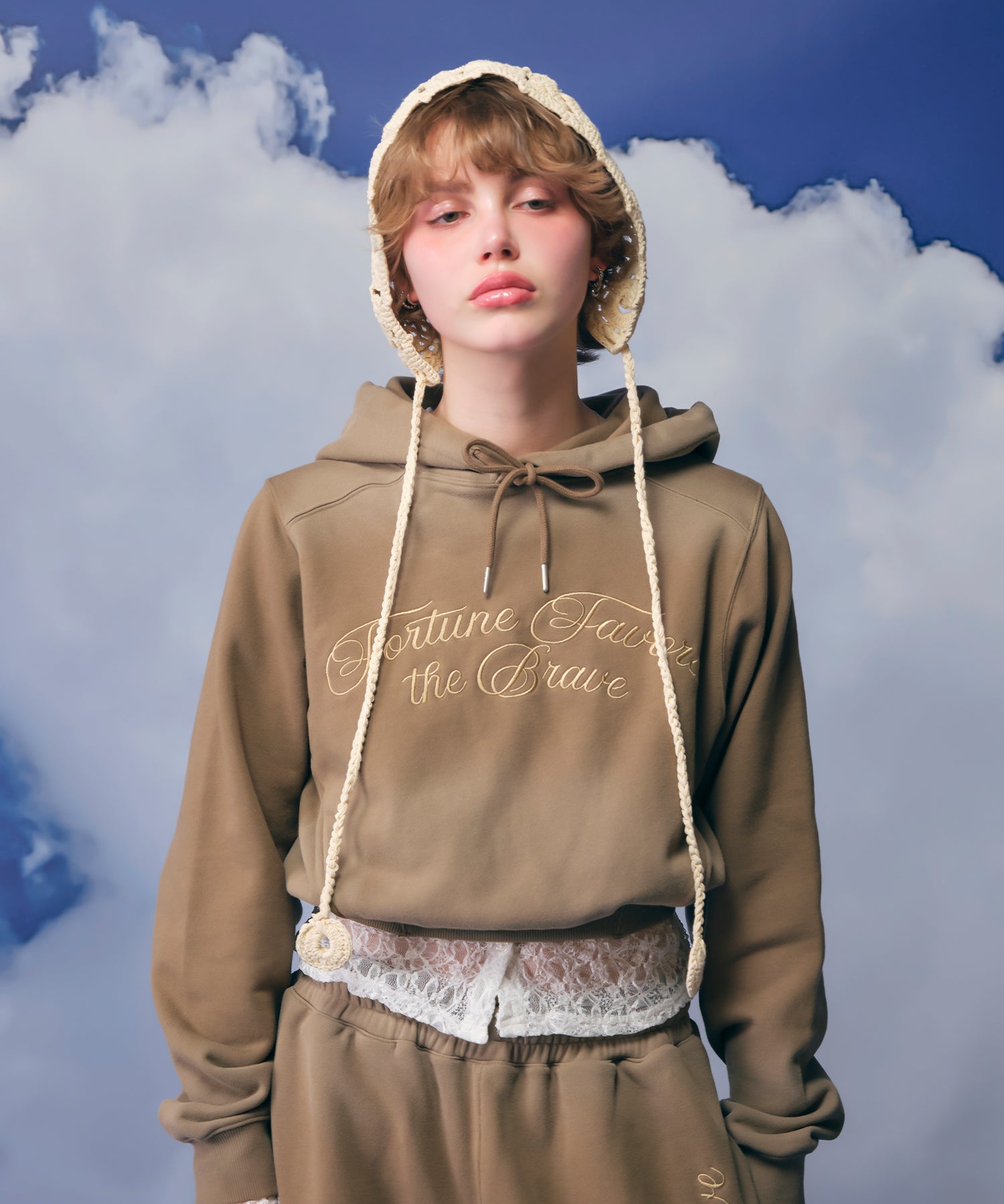 MODEL:170cm/COLOR:BEIGE/SIZE:F